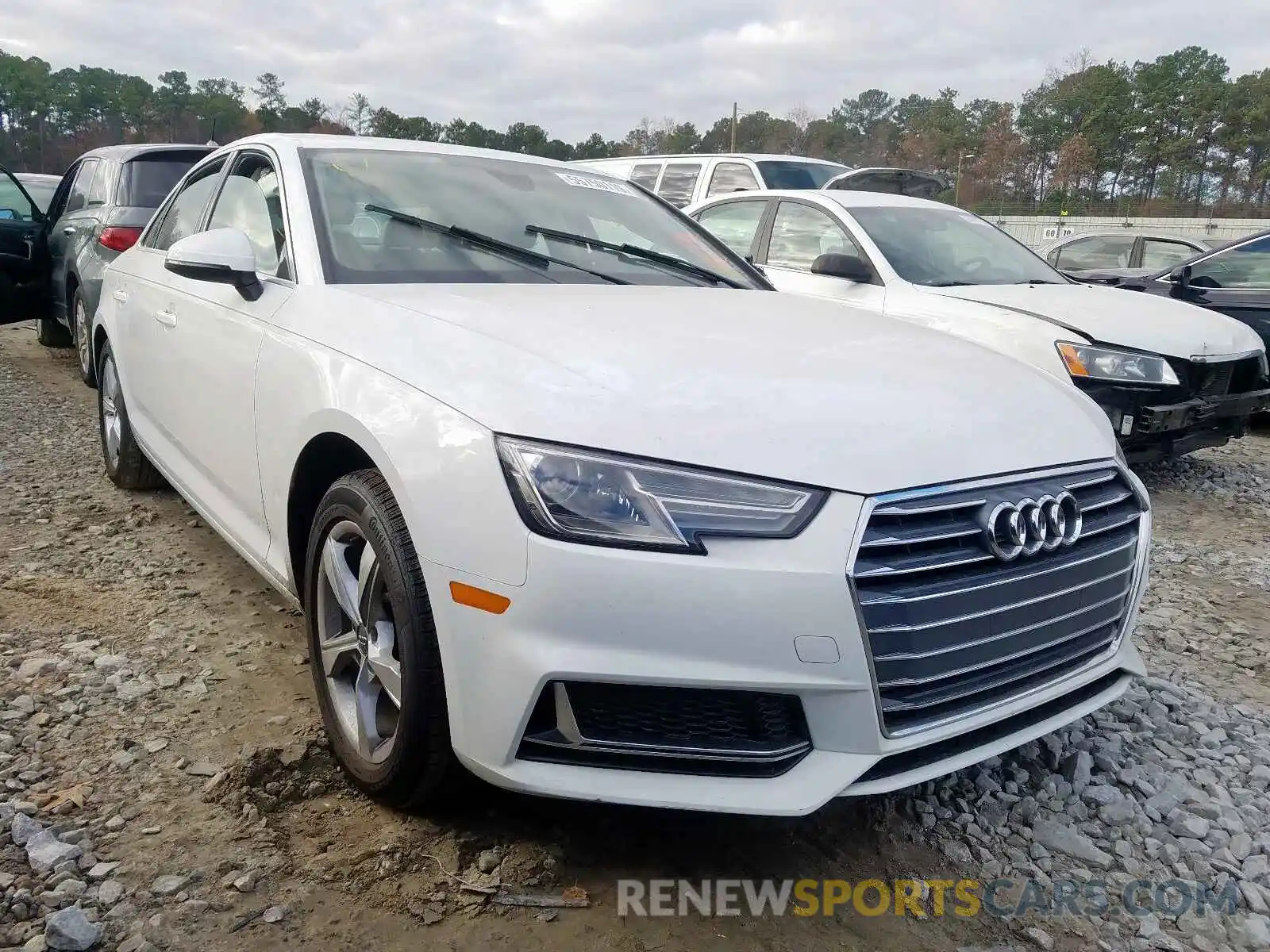 1 Photograph of a damaged car WAUGMAF45KA022024 AUDI A4 2019