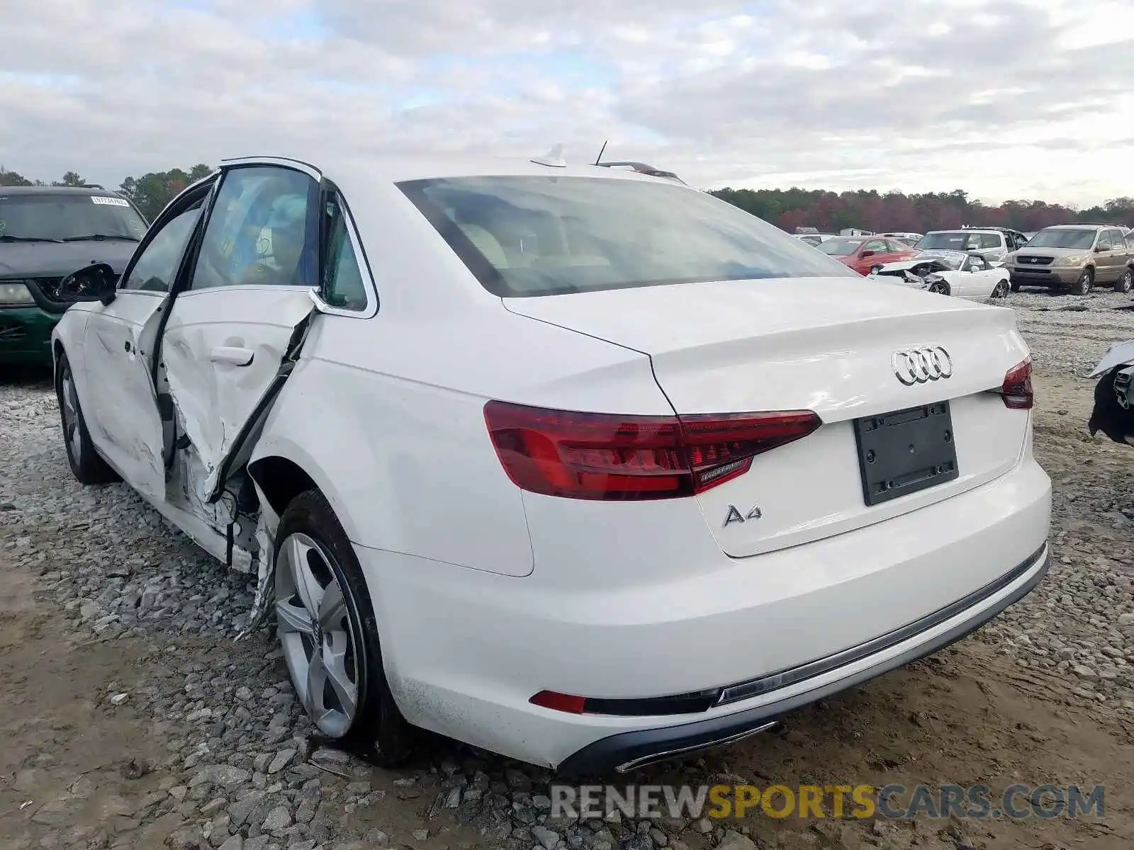 3 Photograph of a damaged car WAUGMAF45KA022024 AUDI A4 2019