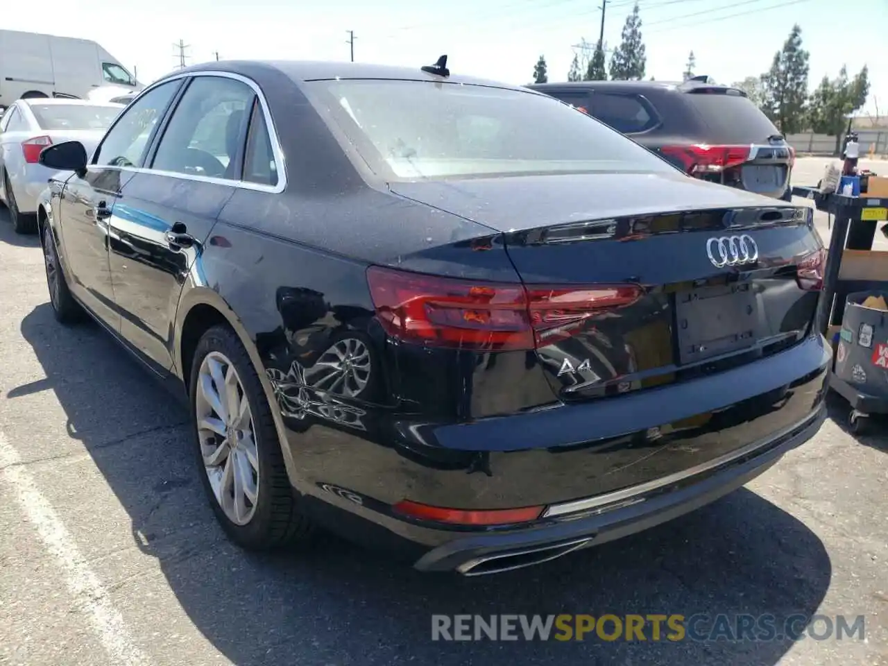 3 Photograph of a damaged car WAUGMAF45KA053743 AUDI A4 2019