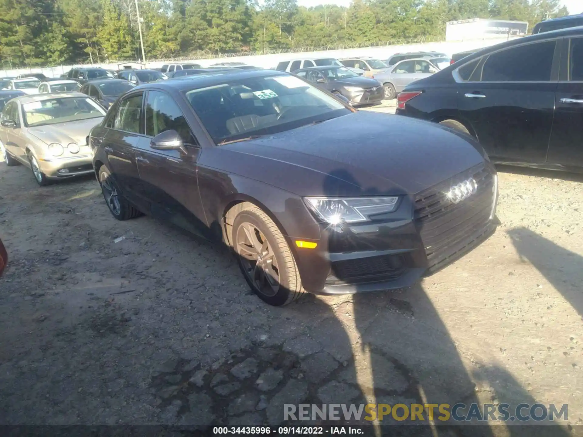 1 Photograph of a damaged car WAUGMAF45KA113973 AUDI A4 2019