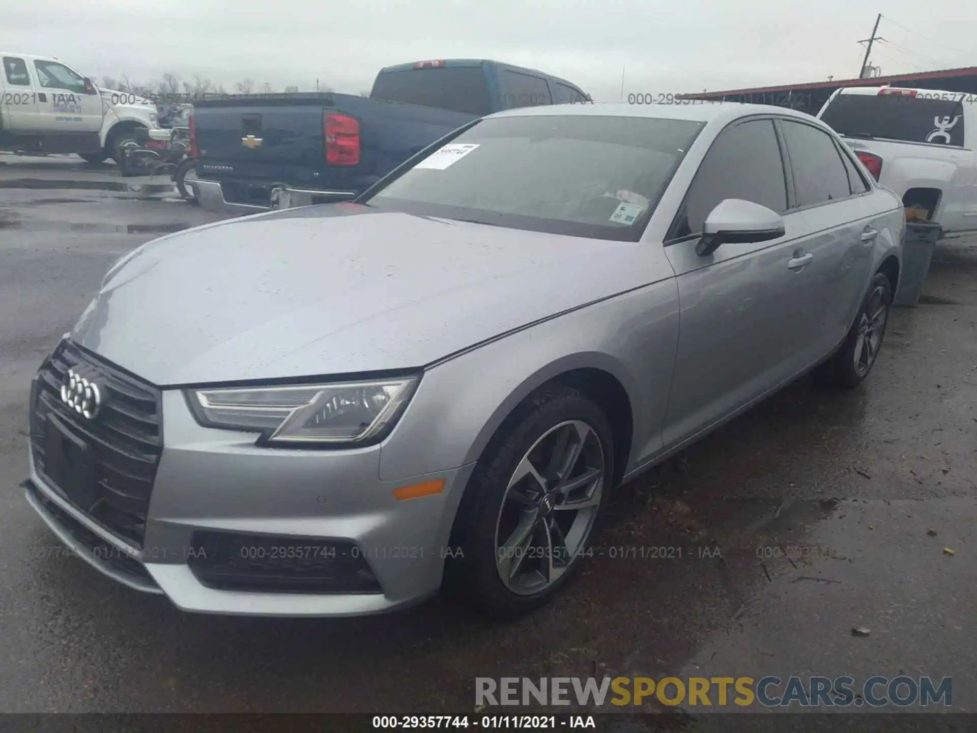 2 Photograph of a damaged car WAUGMAF45KA120146 AUDI A4 2019