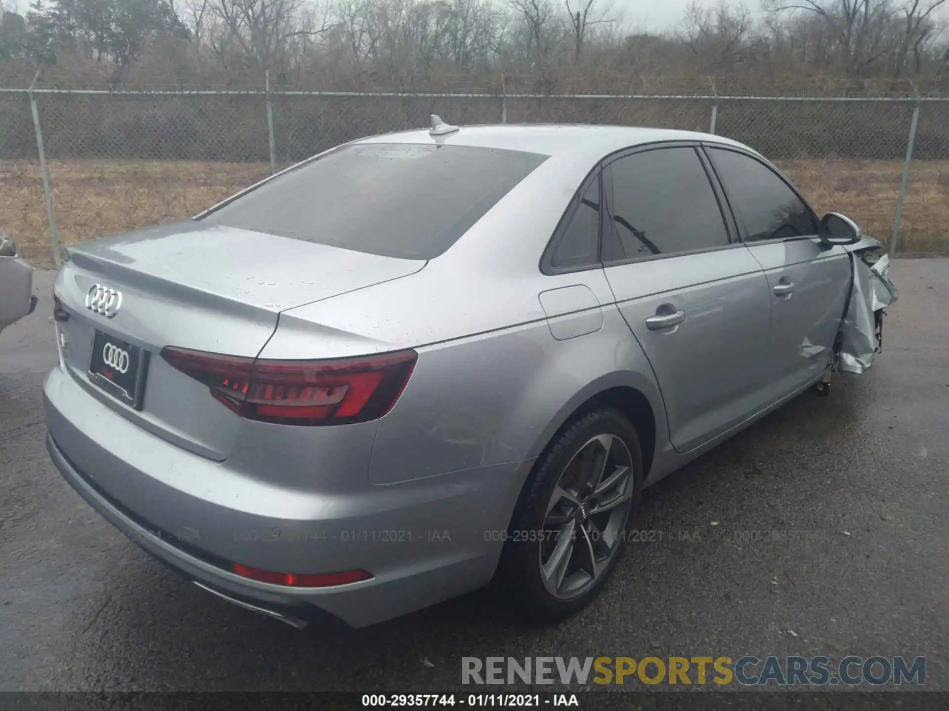 4 Photograph of a damaged car WAUGMAF45KA120146 AUDI A4 2019