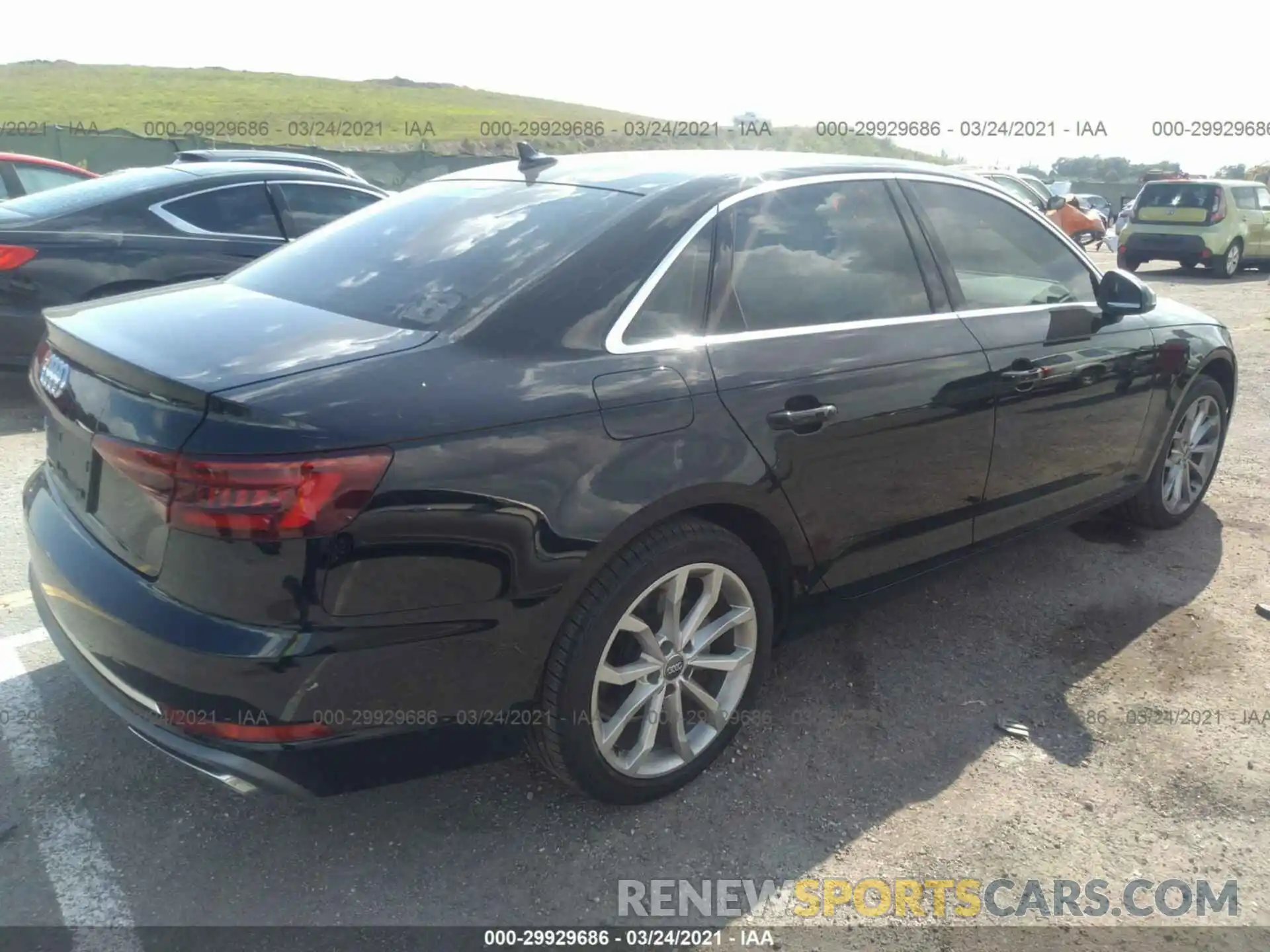 4 Фотография поврежденного автомобиля WAUGMAF45KN002431 AUDI A4 2019