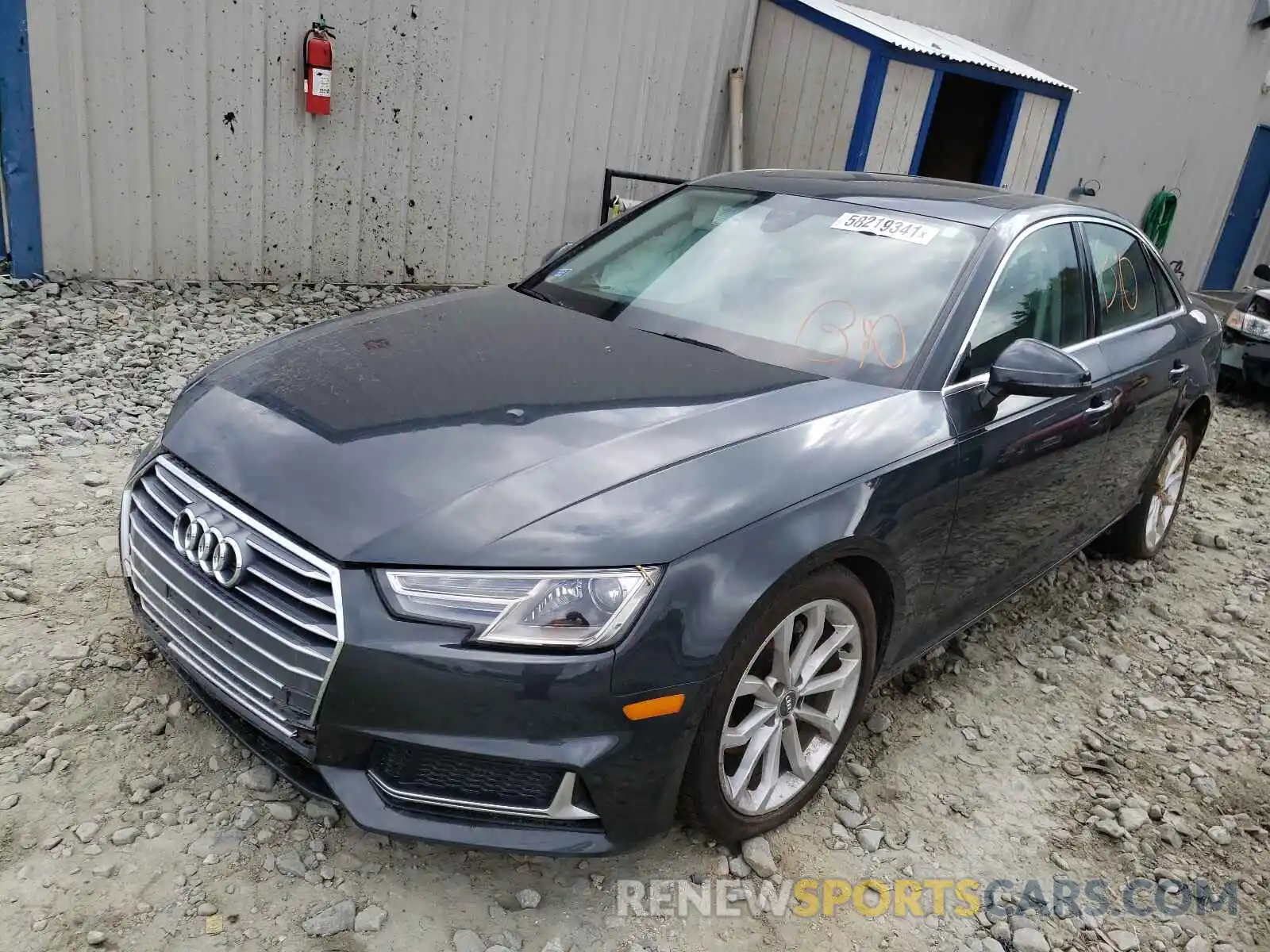 2 Photograph of a damaged car WAUGMAF45KN002767 AUDI A4 2019