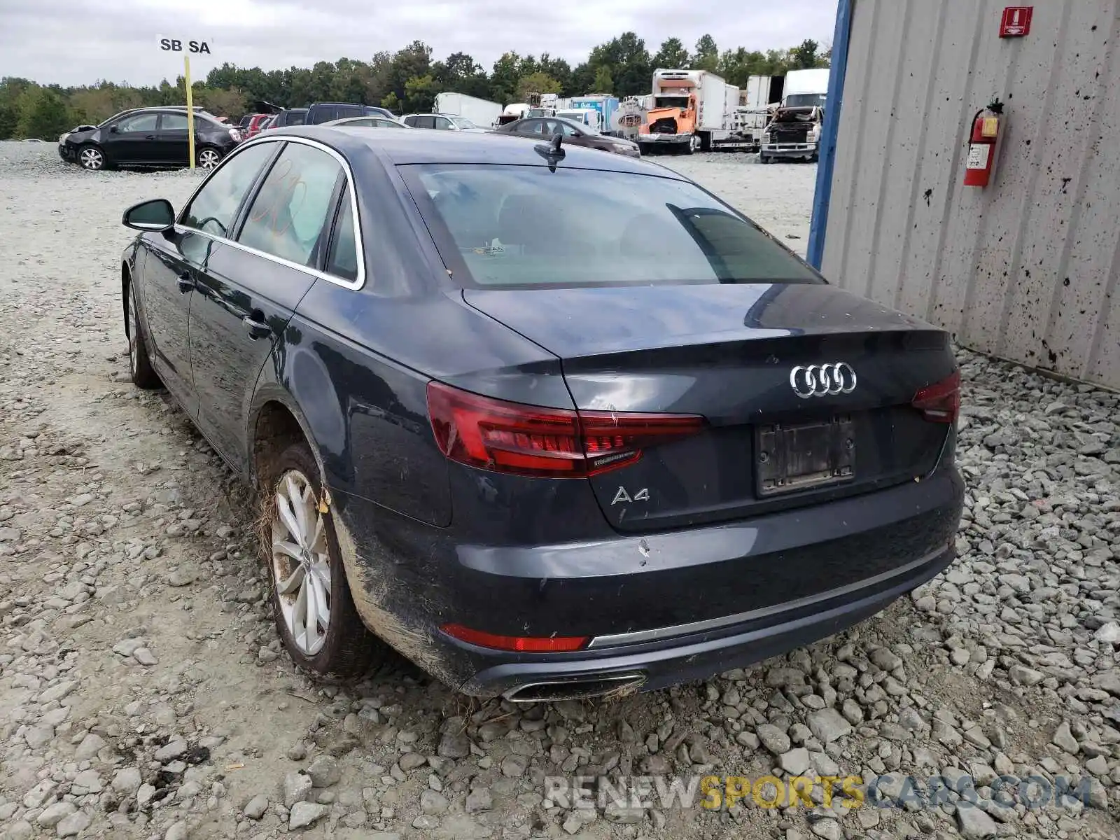 3 Photograph of a damaged car WAUGMAF45KN002767 AUDI A4 2019