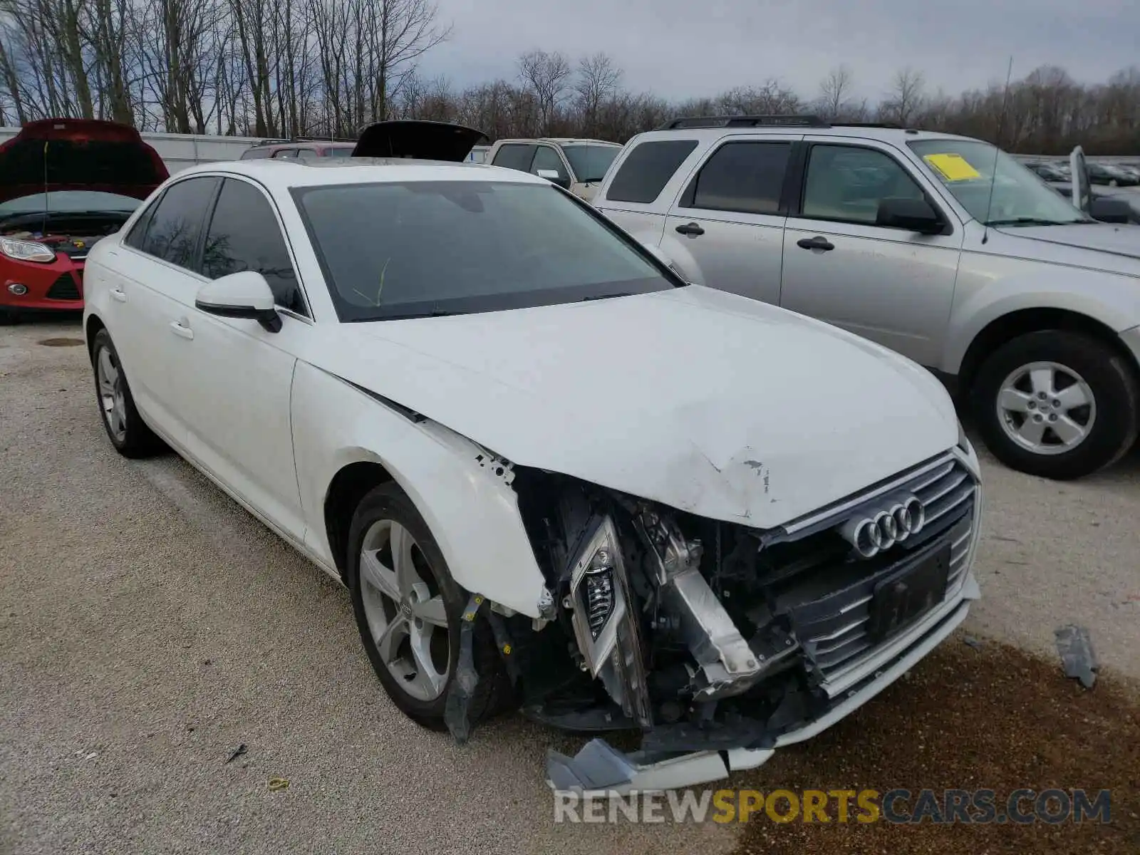 1 Photograph of a damaged car WAUGMAF45KN006141 AUDI A4 2019