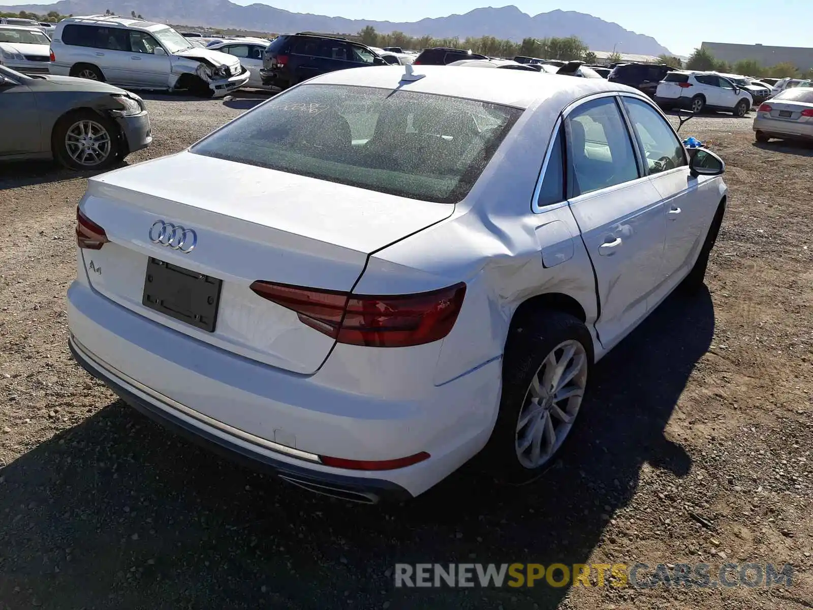 4 Photograph of a damaged car WAUGMAF45KN006947 AUDI A4 2019