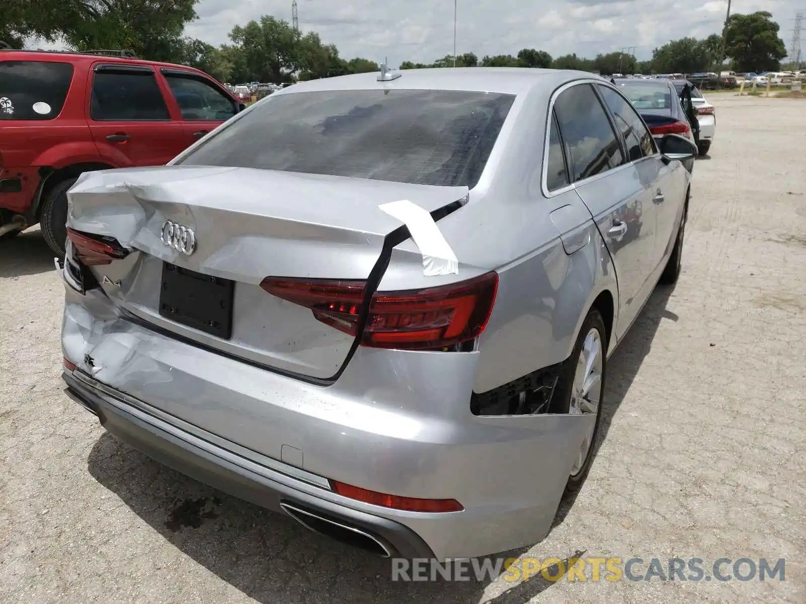 4 Photograph of a damaged car WAUGMAF45KN010142 AUDI A4 2019