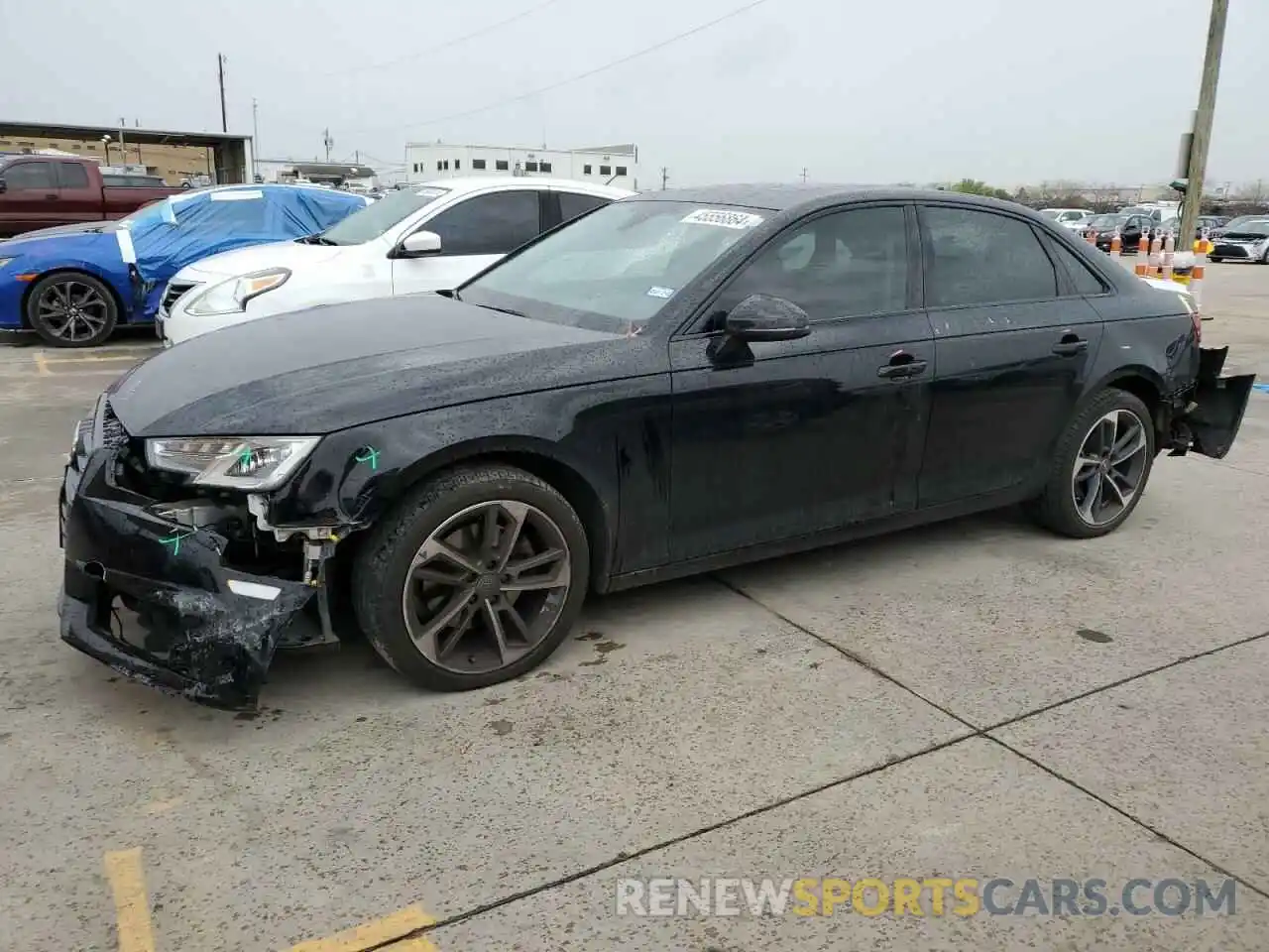 1 Photograph of a damaged car WAUGMAF45KN015440 AUDI A4 2019