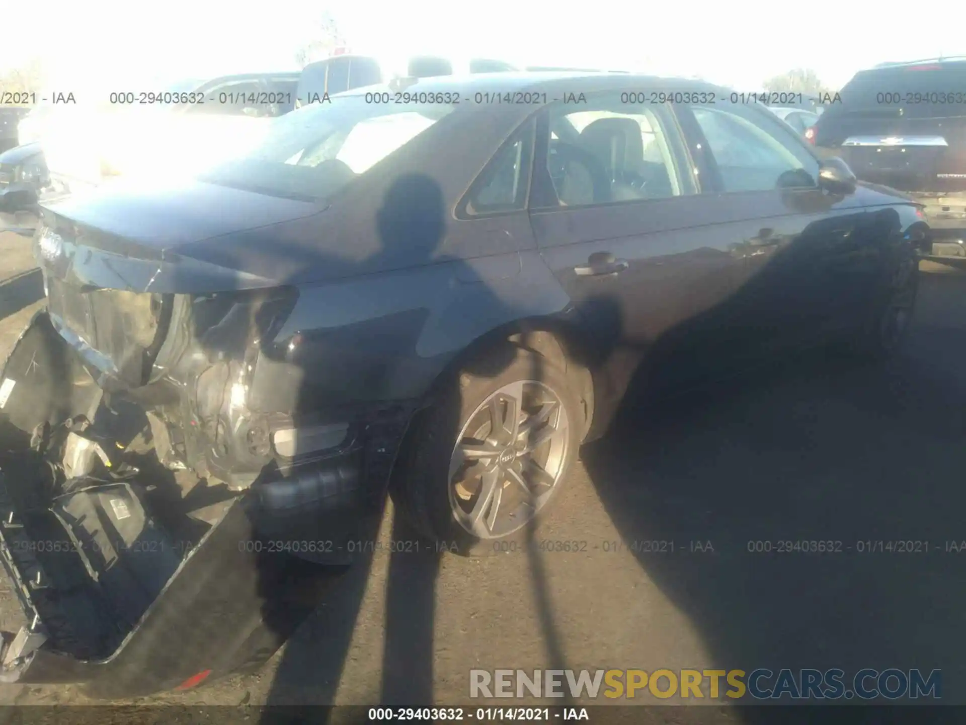 4 Photograph of a damaged car WAUGMAF45KN016832 AUDI A4 2019