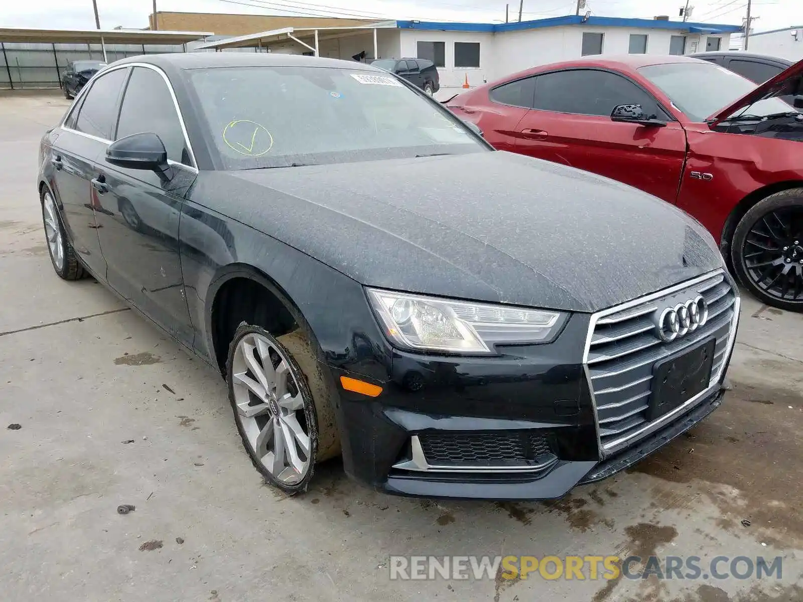 1 Photograph of a damaged car WAUGMAF46KA007046 AUDI A4 2019