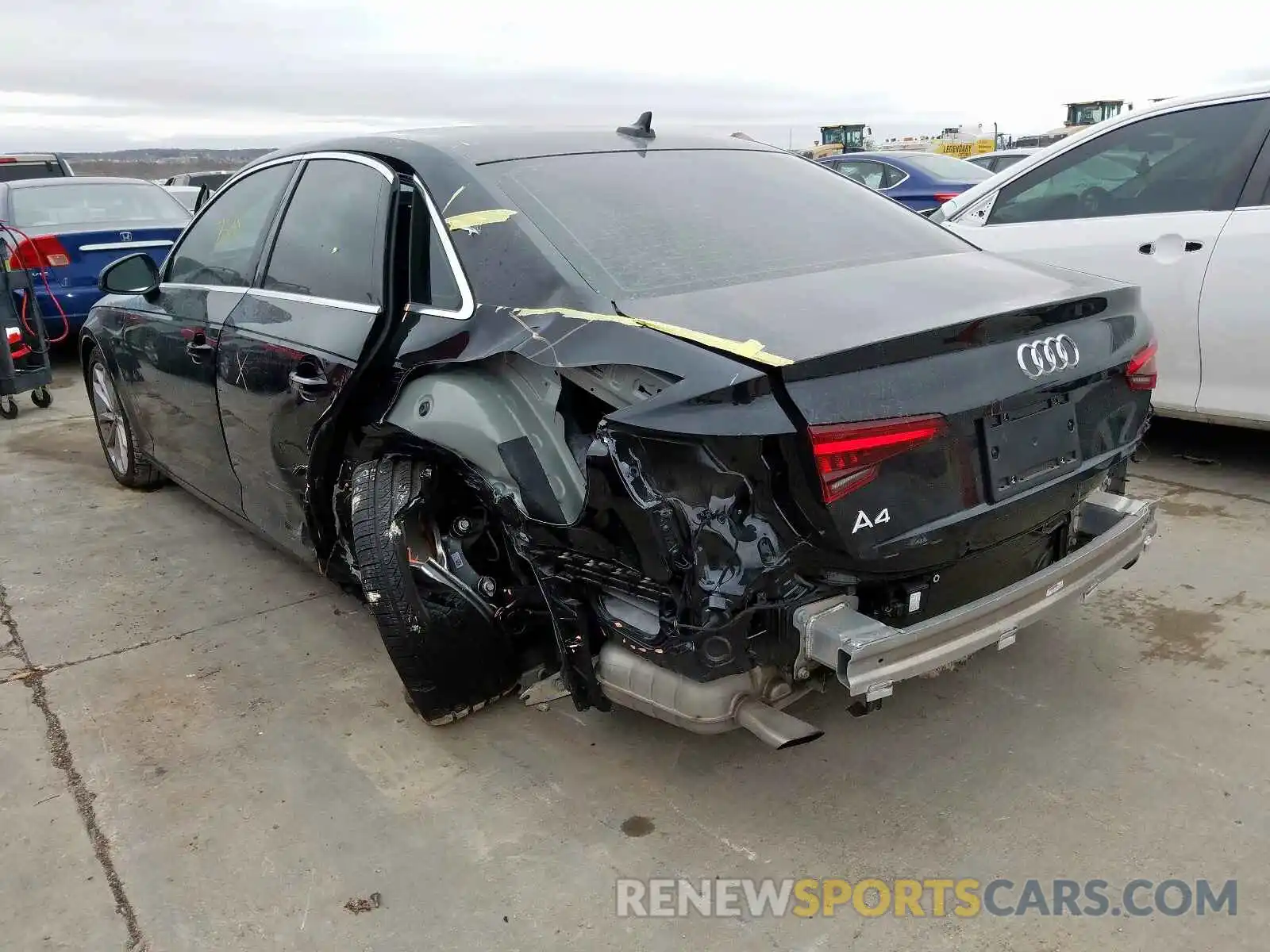 3 Photograph of a damaged car WAUGMAF46KA007046 AUDI A4 2019