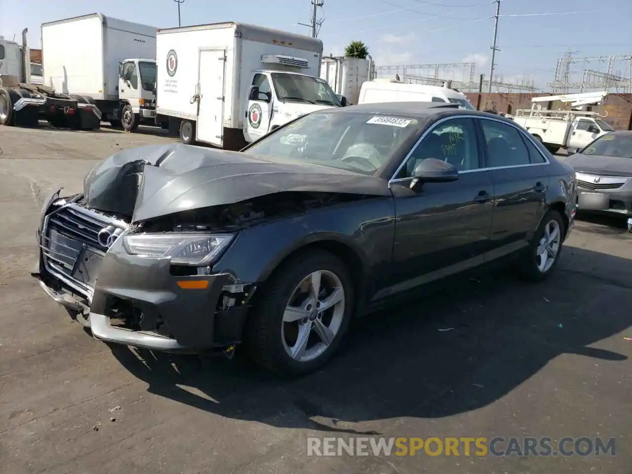 2 Photograph of a damaged car WAUGMAF46KA013851 AUDI A4 2019