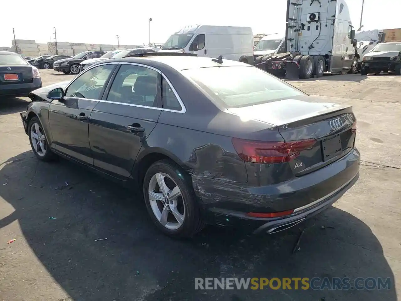 3 Photograph of a damaged car WAUGMAF46KA013851 AUDI A4 2019