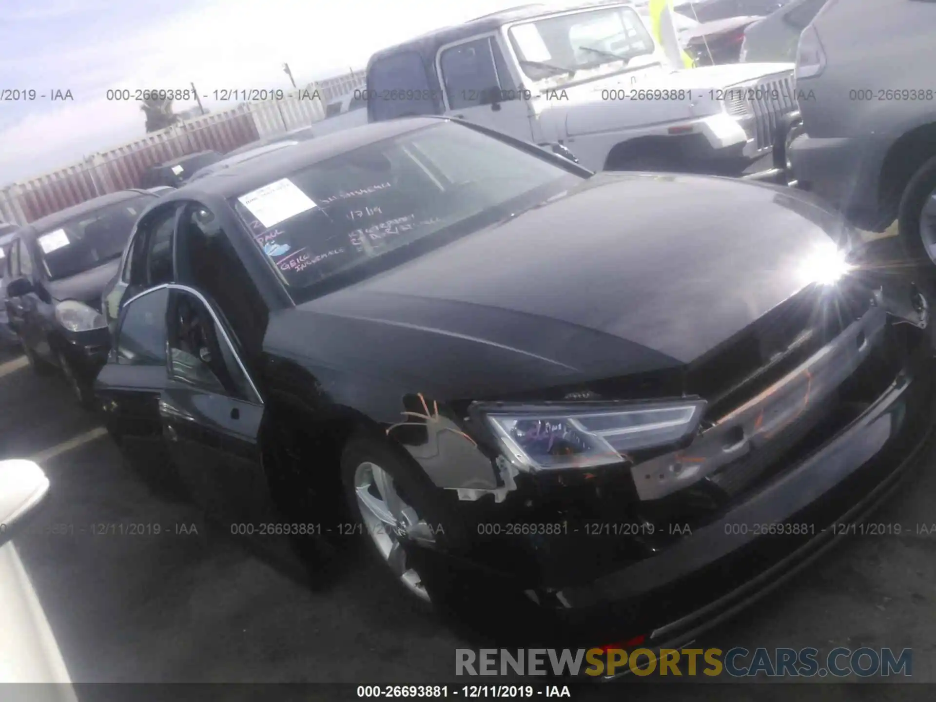 1 Photograph of a damaged car WAUGMAF46KA041469 AUDI A4 2019