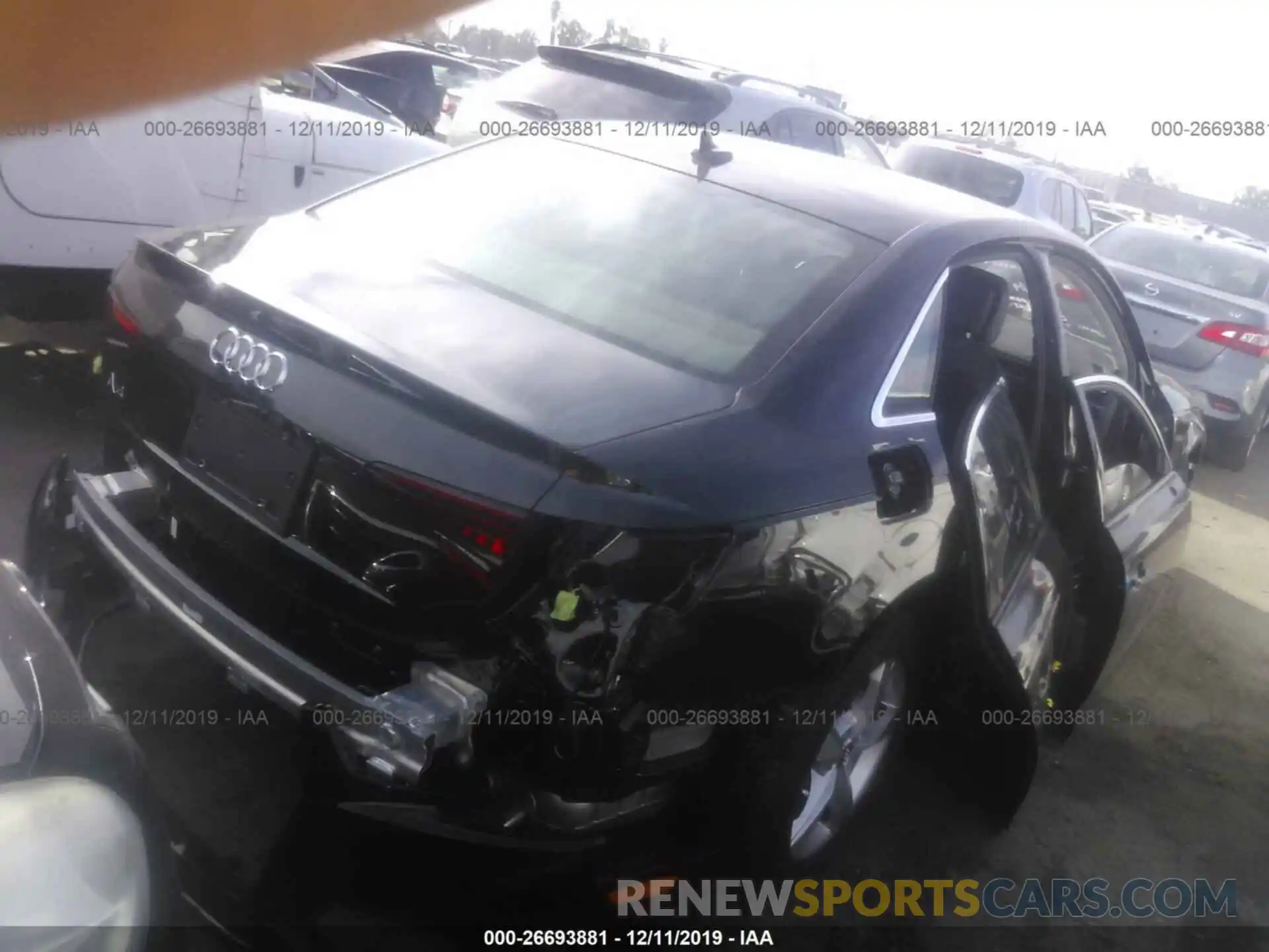 4 Photograph of a damaged car WAUGMAF46KA041469 AUDI A4 2019