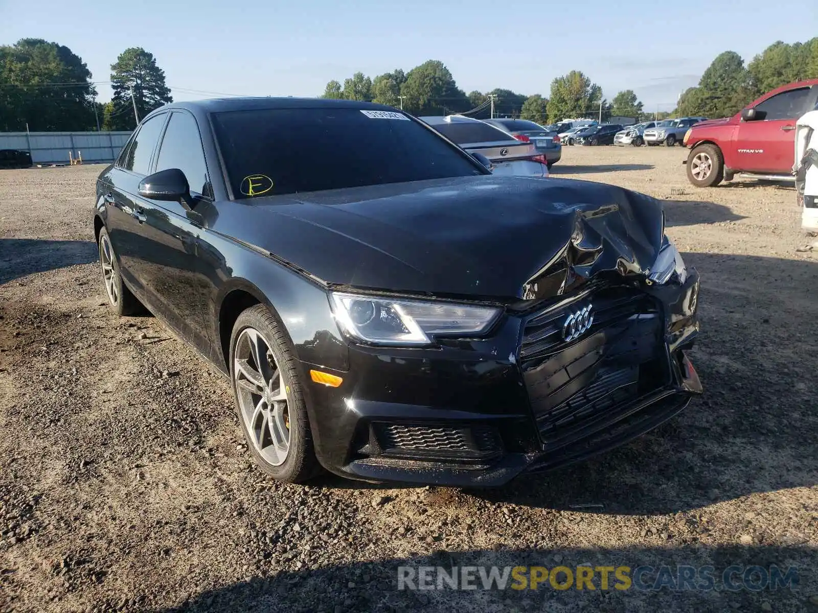 1 Photograph of a damaged car WAUGMAF46KA072446 AUDI A4 2019