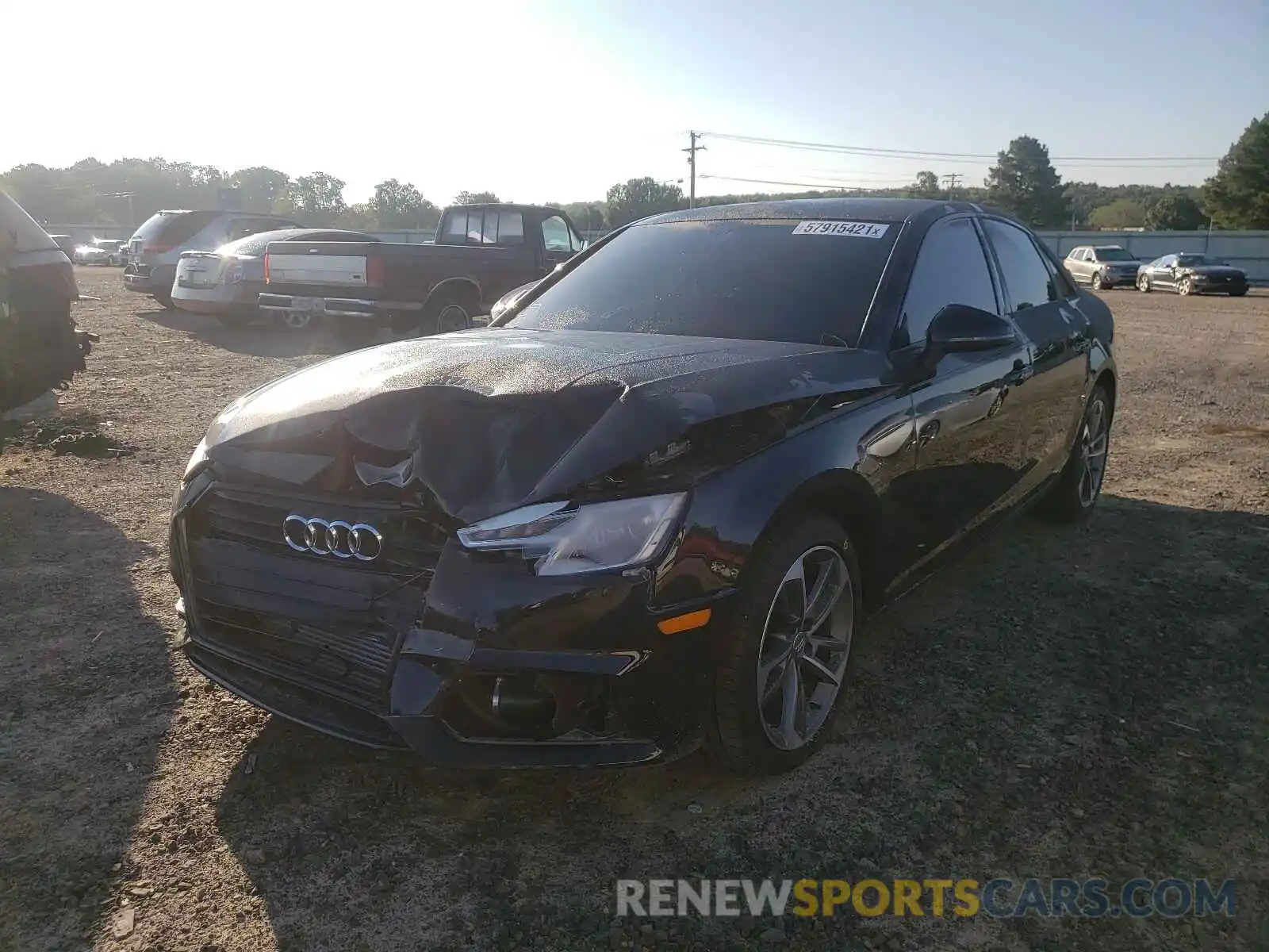 2 Photograph of a damaged car WAUGMAF46KA072446 AUDI A4 2019