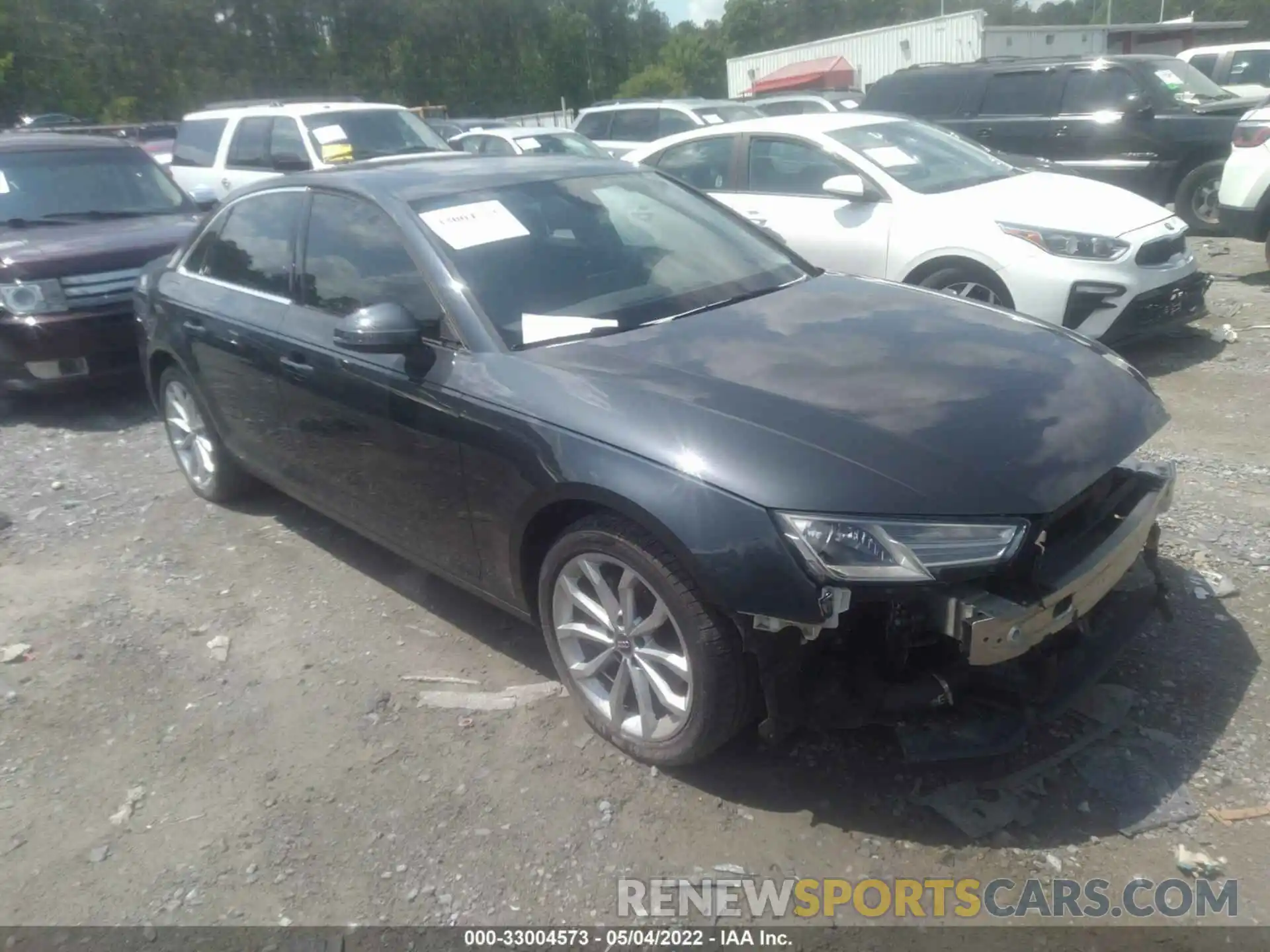 1 Photograph of a damaged car WAUGMAF46KA089599 AUDI A4 2019