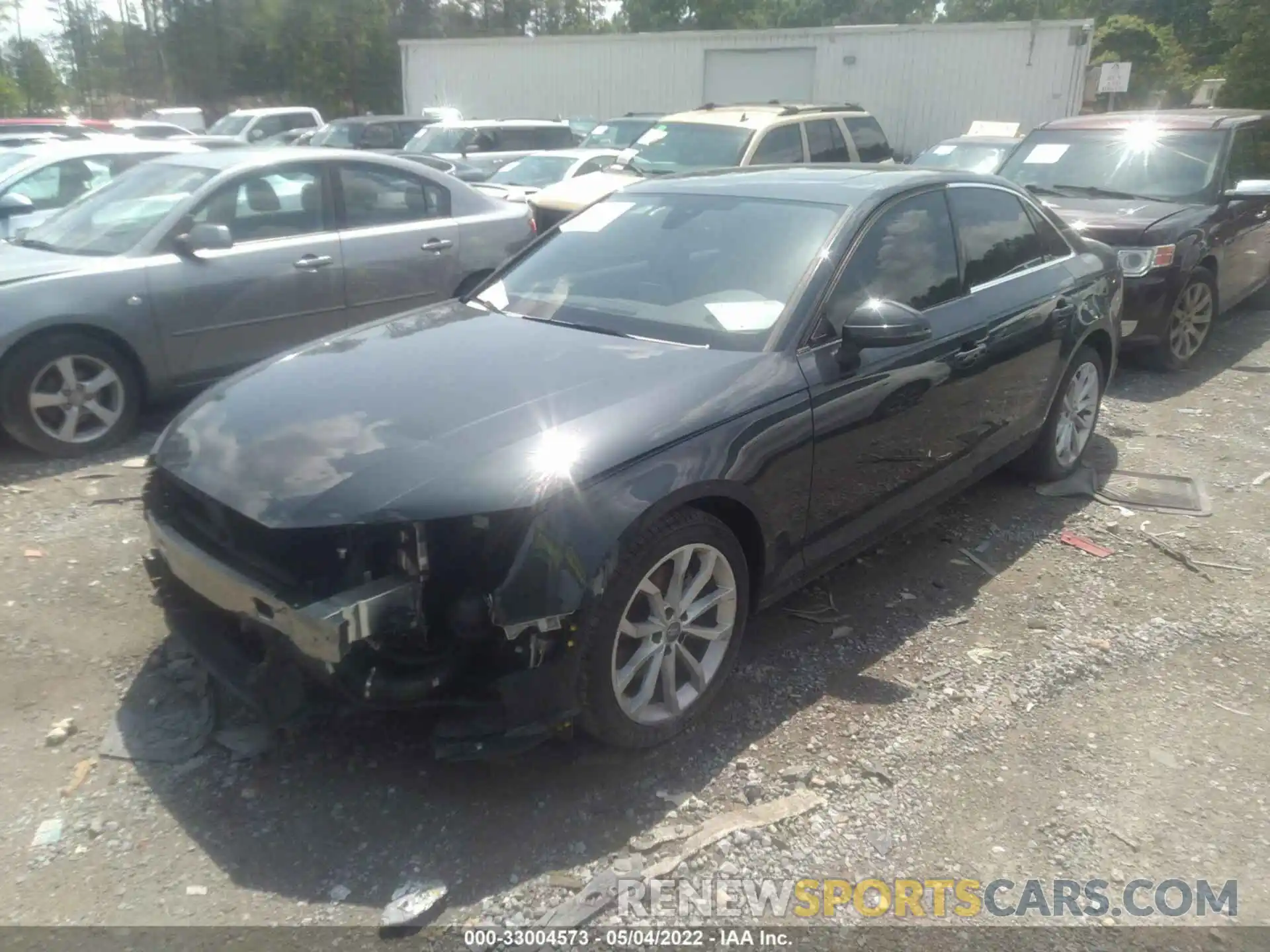 2 Photograph of a damaged car WAUGMAF46KA089599 AUDI A4 2019