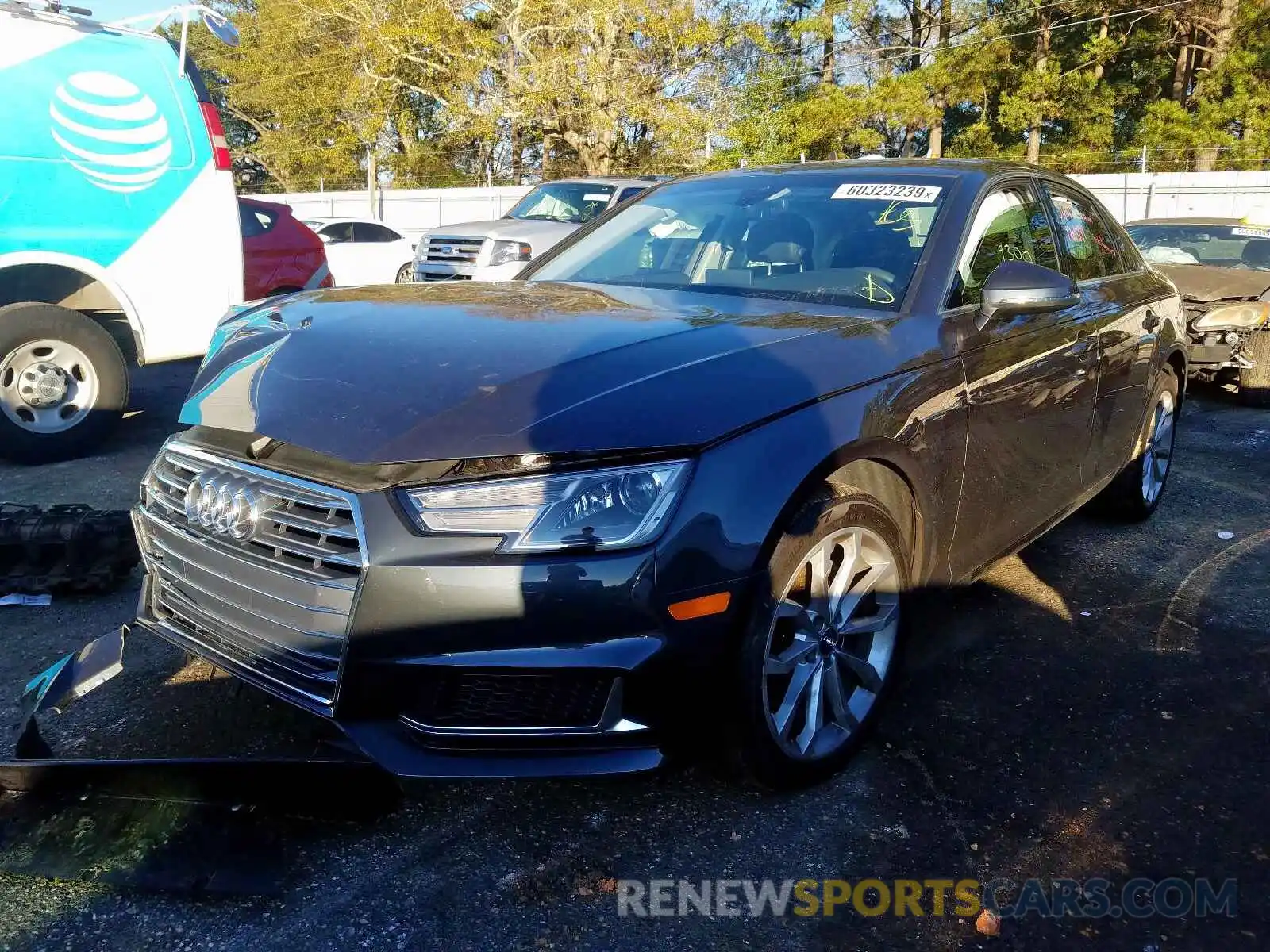 2 Photograph of a damaged car WAUGMAF46KN007217 AUDI A4 2019