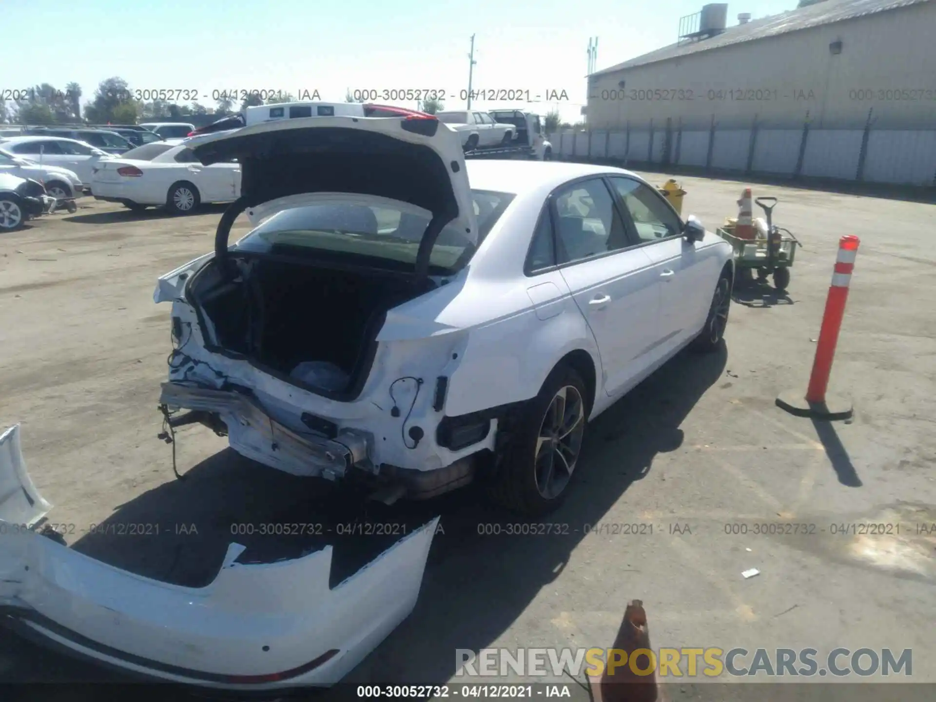 4 Photograph of a damaged car WAUGMAF46KN020694 AUDI A4 2019