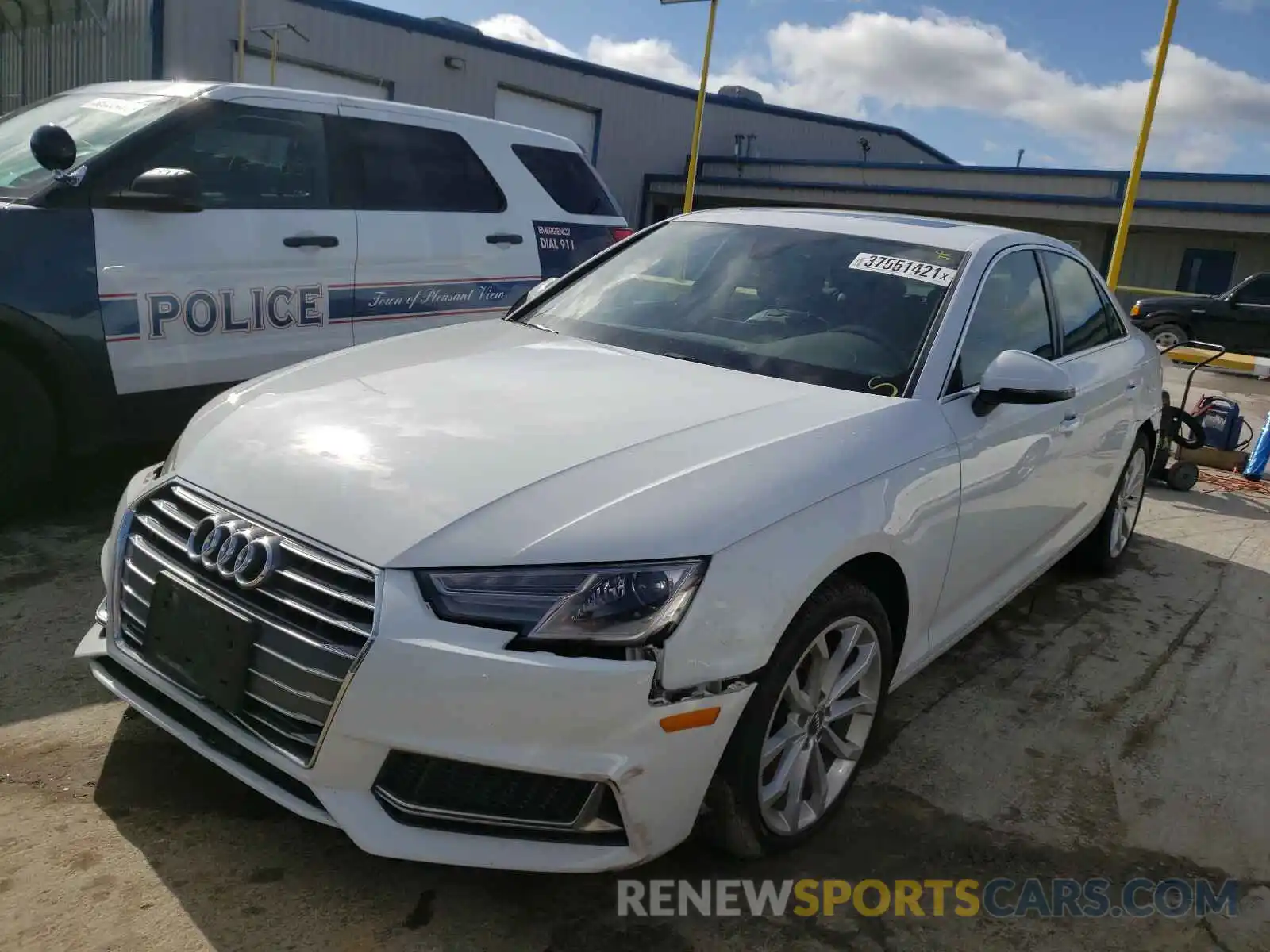 2 Photograph of a damaged car WAUGMAF47KA005712 AUDI A4 2019