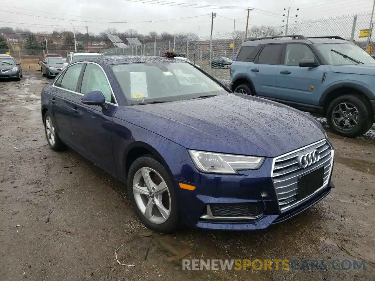 1 Photograph of a damaged car WAUGMAF47KA011610 AUDI A4 2019