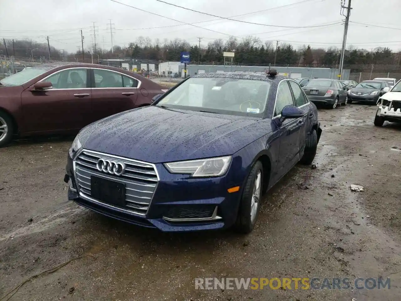 2 Photograph of a damaged car WAUGMAF47KA011610 AUDI A4 2019