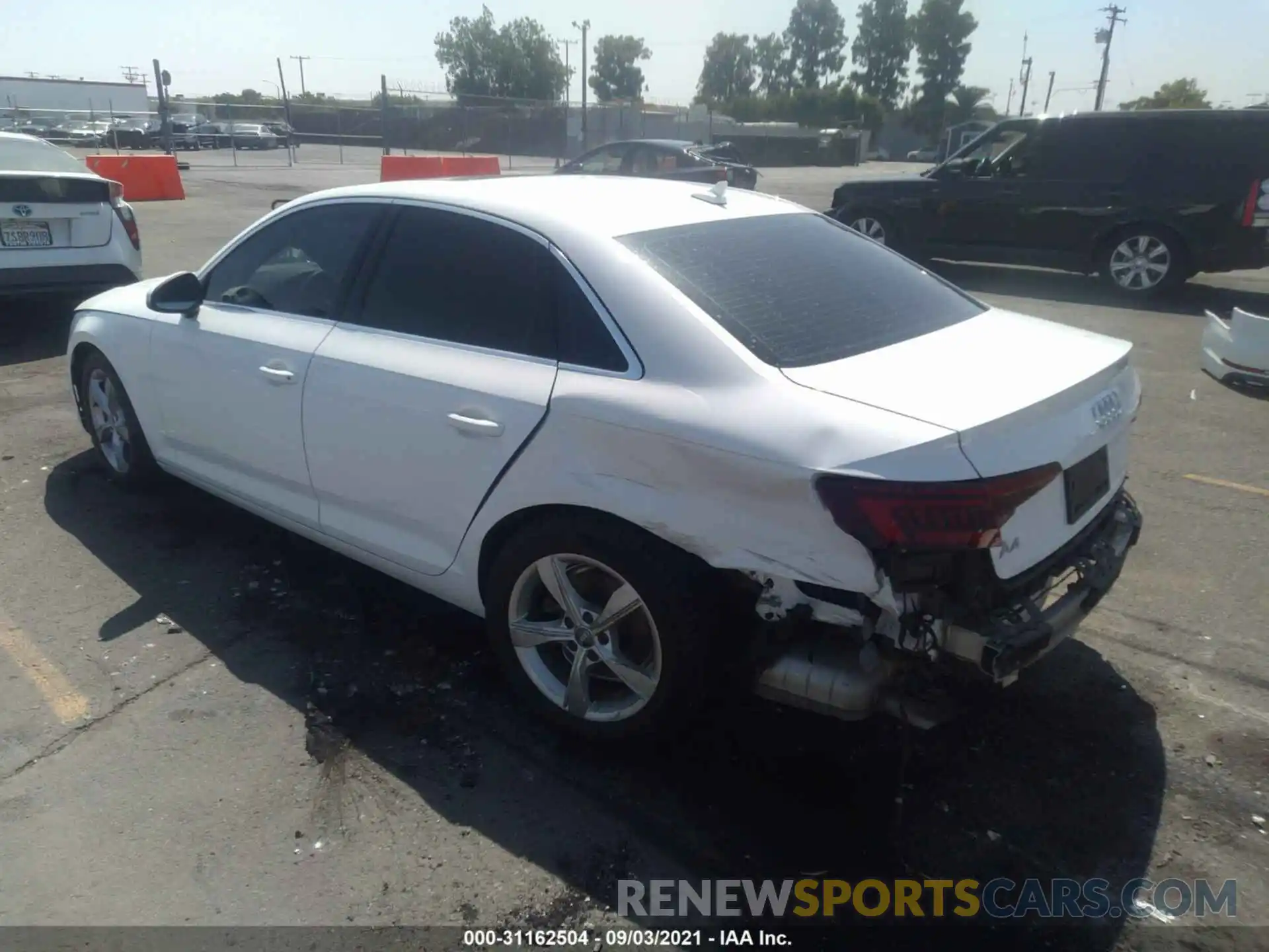 3 Photograph of a damaged car WAUGMAF47KA015592 AUDI A4 2019