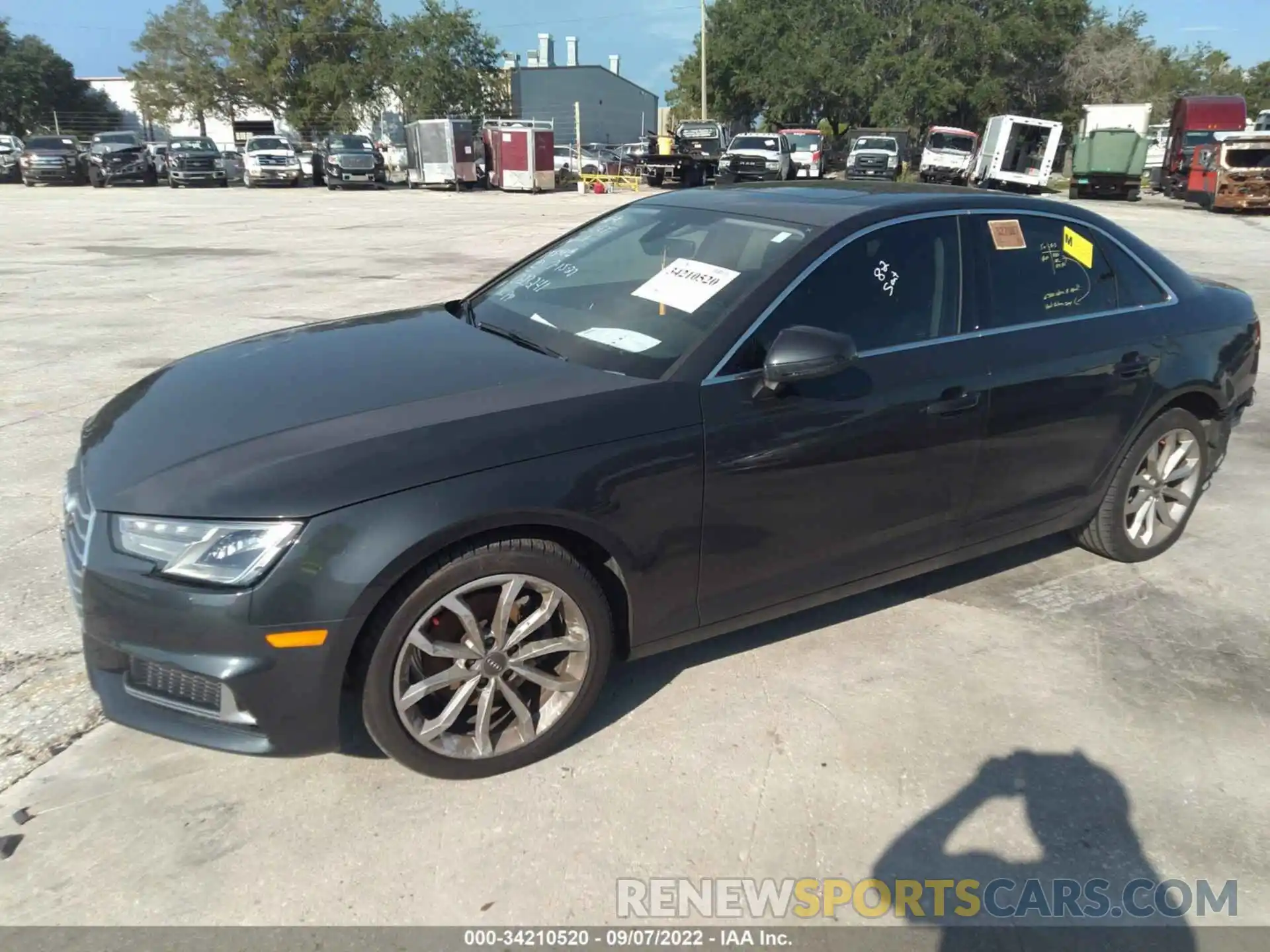 2 Photograph of a damaged car WAUGMAF47KA023241 AUDI A4 2019