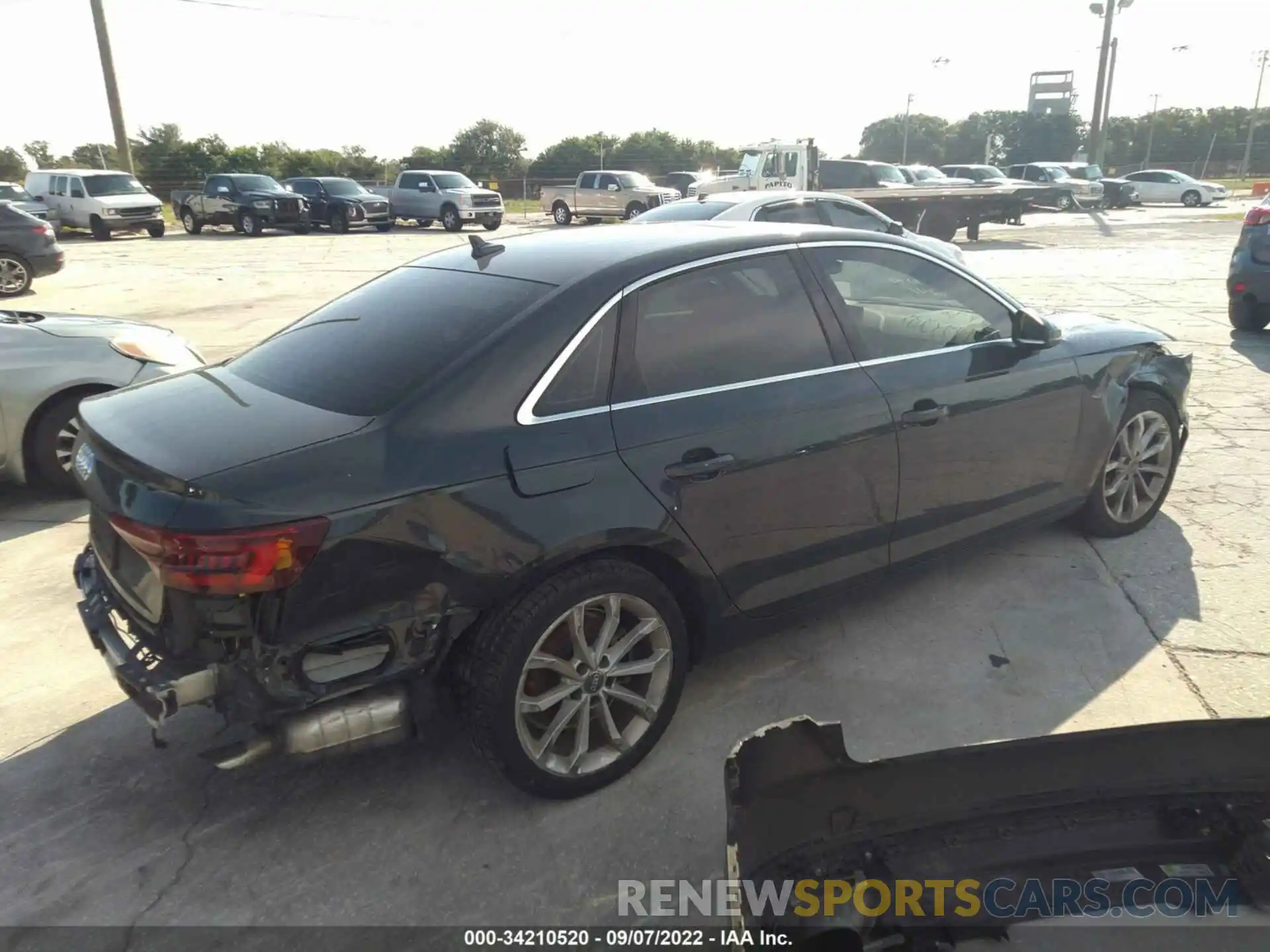 4 Photograph of a damaged car WAUGMAF47KA023241 AUDI A4 2019