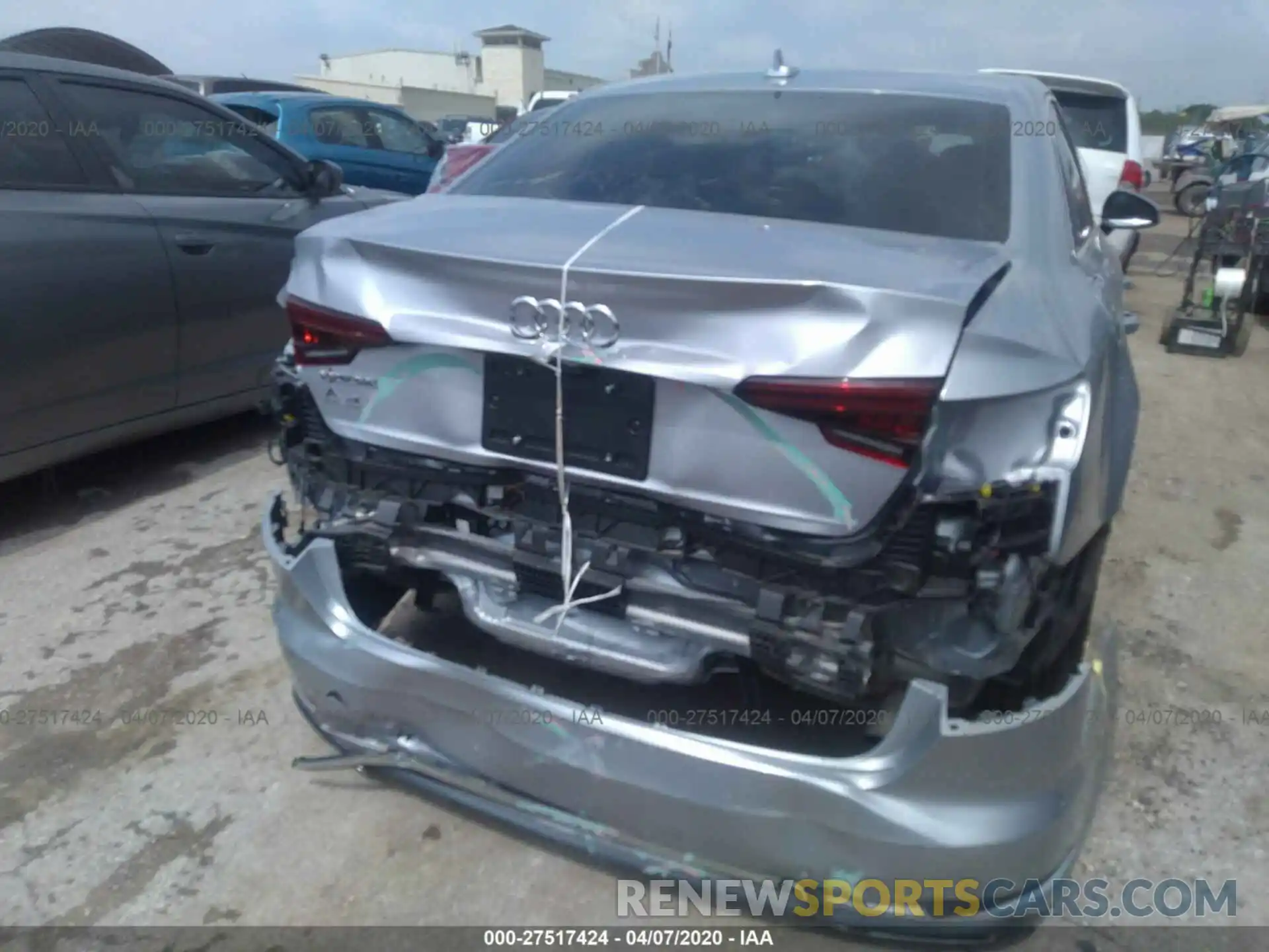 6 Photograph of a damaged car WAUGMAF47KA032604 AUDI A4 2019