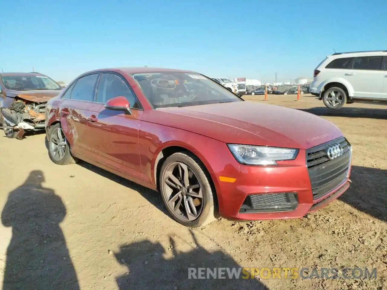 1 Photograph of a damaged car WAUGMAF47KA108936 AUDI A4 2019