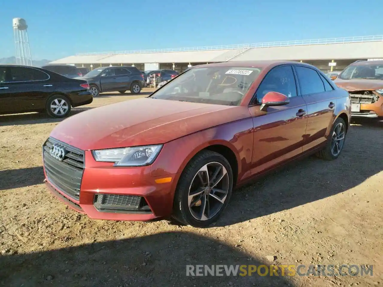 2 Photograph of a damaged car WAUGMAF47KA108936 AUDI A4 2019