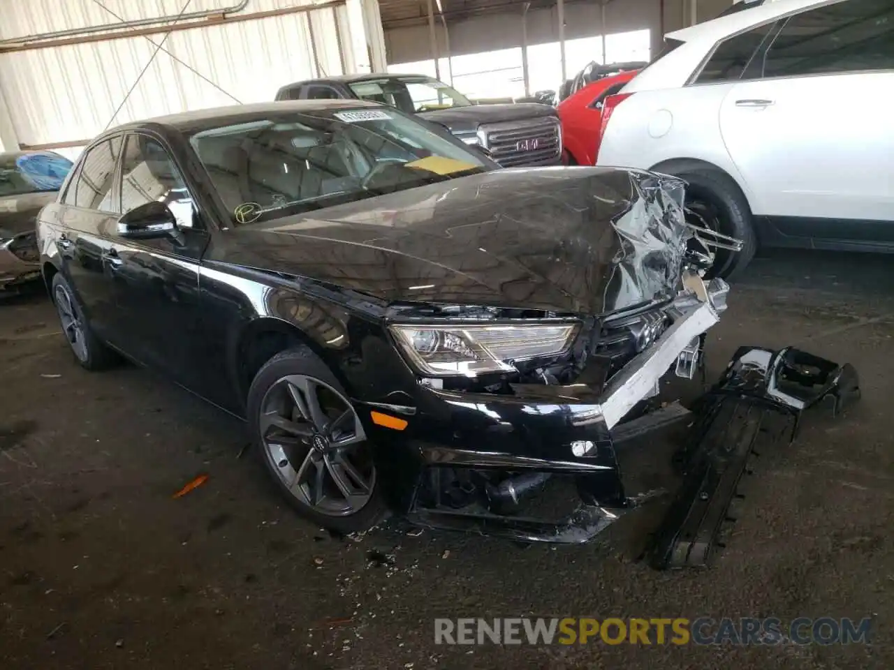 1 Photograph of a damaged car WAUGMAF47KA110167 AUDI A4 2019