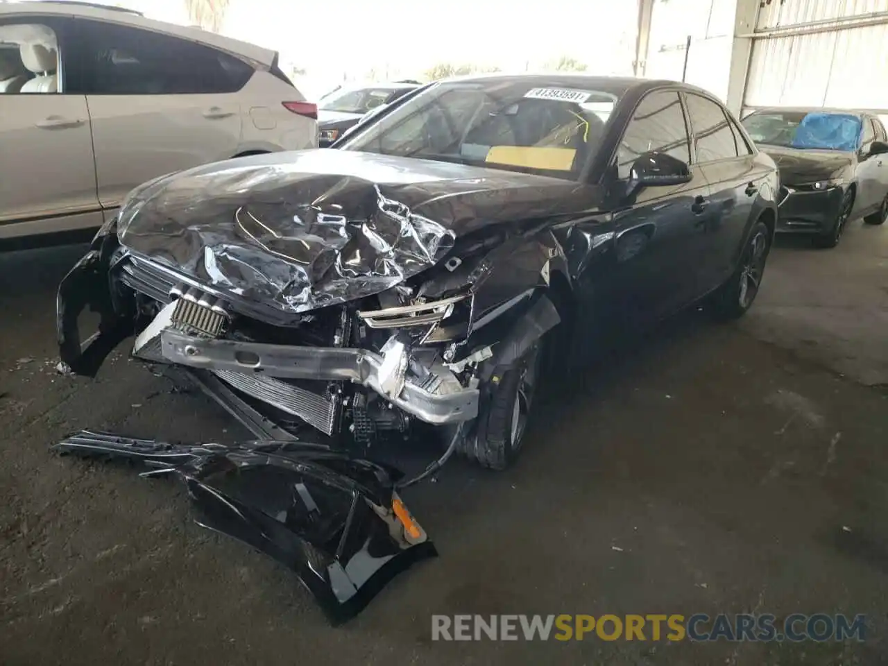 2 Photograph of a damaged car WAUGMAF47KA110167 AUDI A4 2019