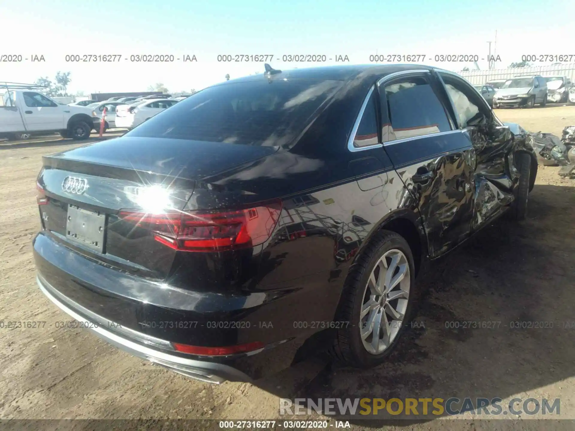 4 Photograph of a damaged car WAUGMAF47KN004441 AUDI A4 2019