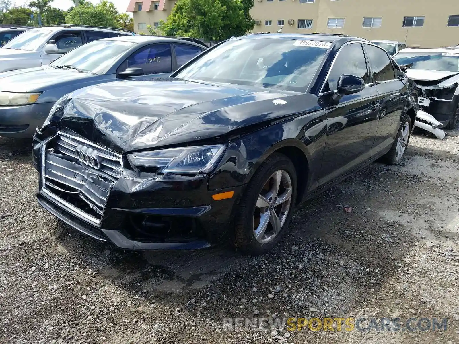 2 Photograph of a damaged car WAUGMAF47KN004603 AUDI A4 2019