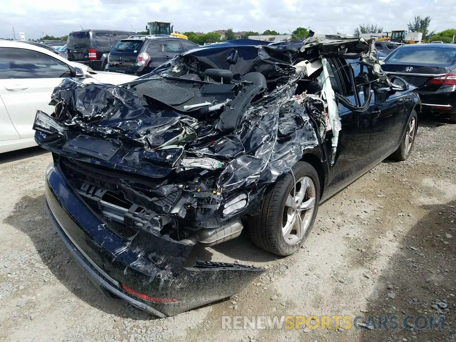 4 Photograph of a damaged car WAUGMAF47KN004603 AUDI A4 2019