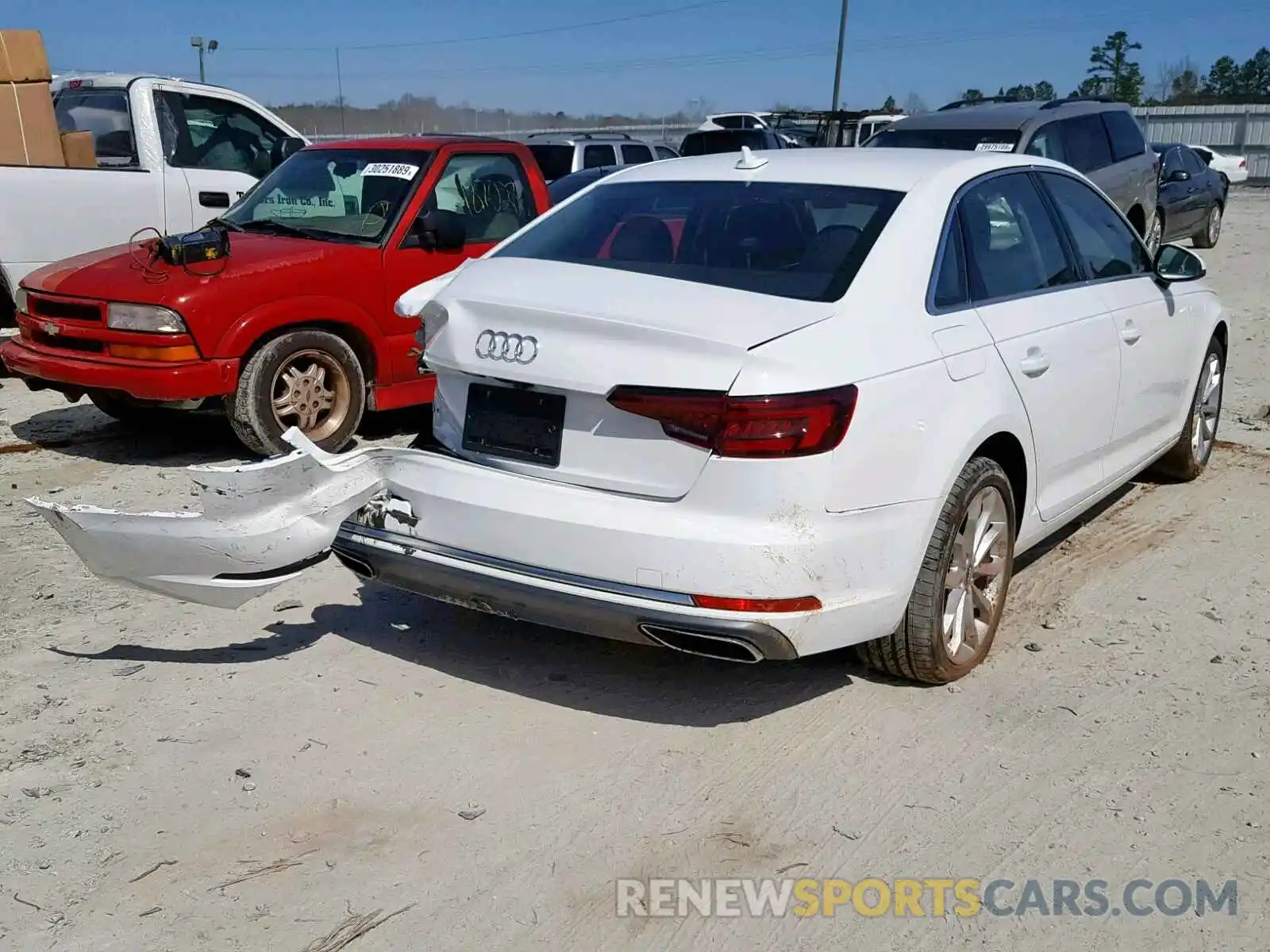 4 Photograph of a damaged car WAUGMAF47KN007453 AUDI A4 2019