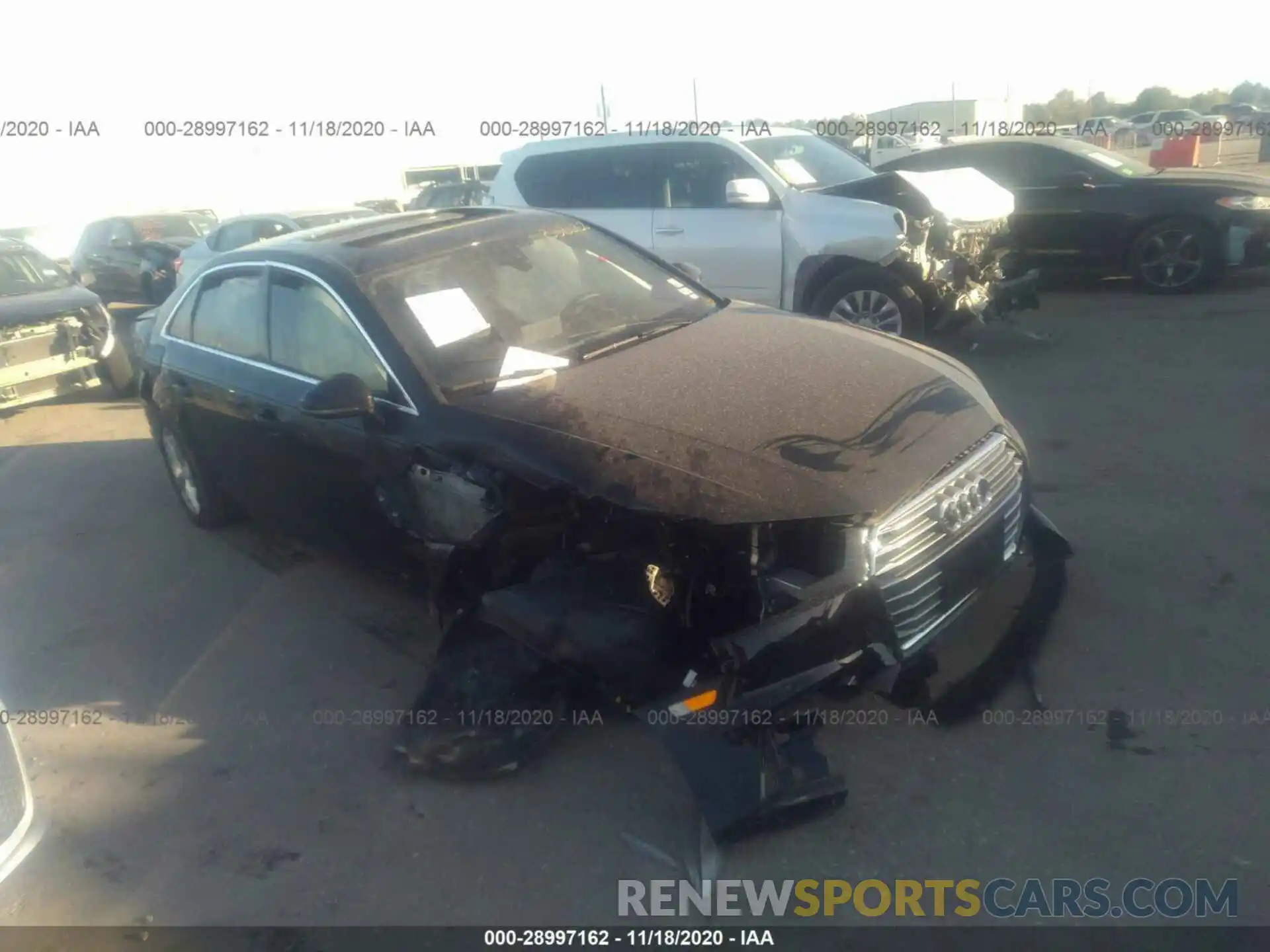 1 Photograph of a damaged car WAUGMAF47KN011616 AUDI A4 2019