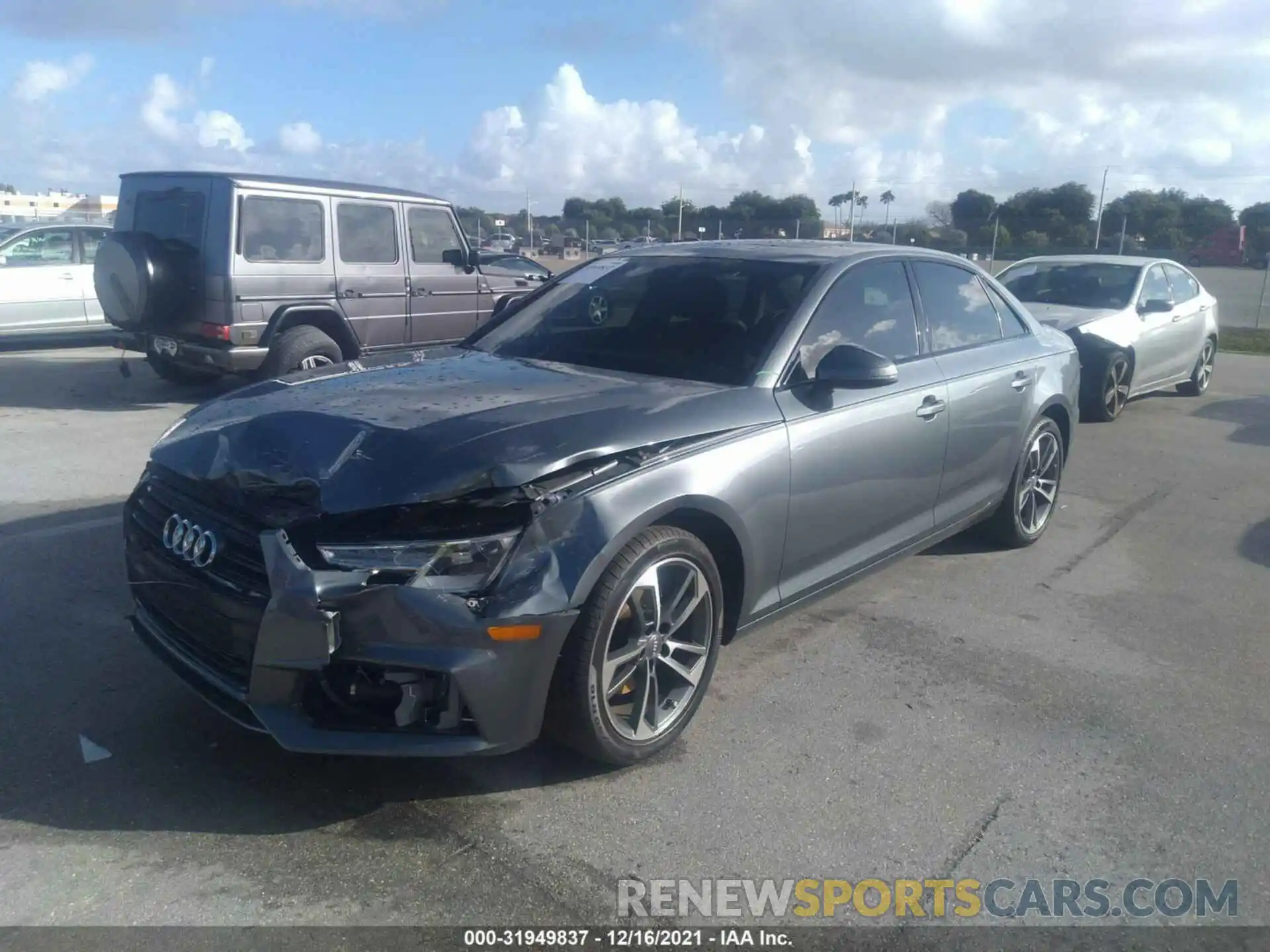 2 Photograph of a damaged car WAUGMAF47KN012023 AUDI A4 2019