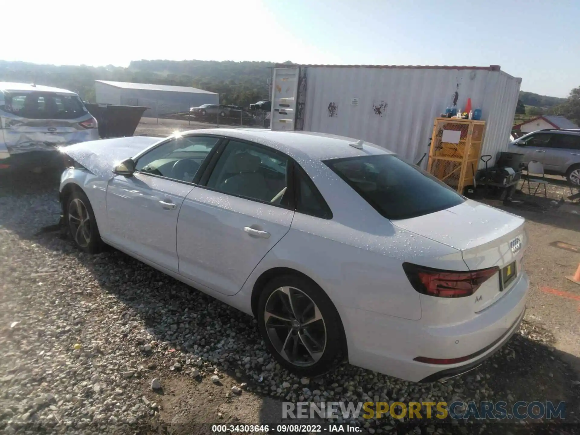 3 Photograph of a damaged car WAUGMAF47KN013530 AUDI A4 2019