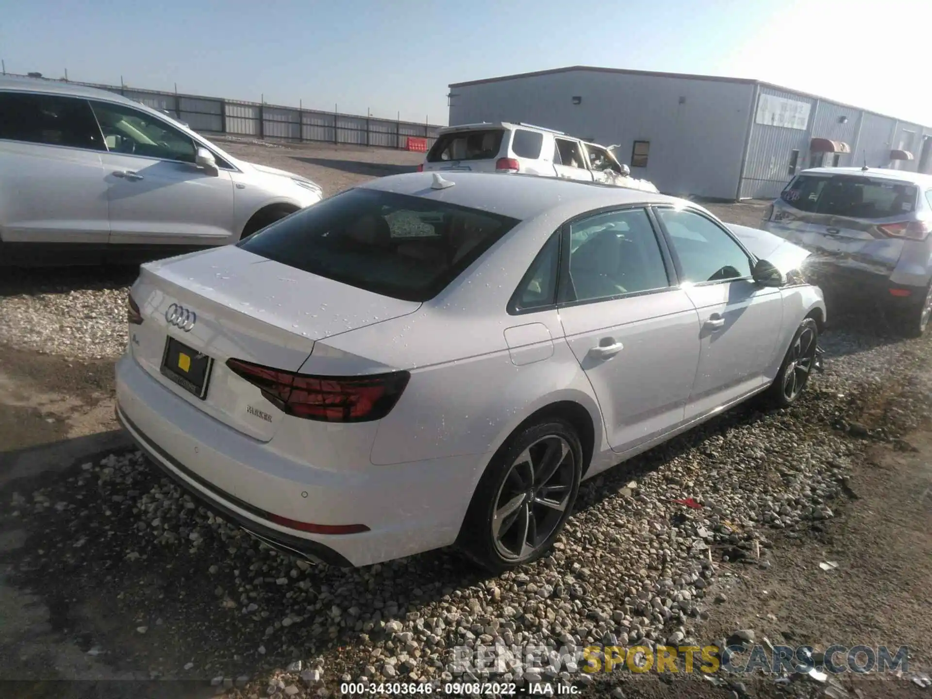 4 Photograph of a damaged car WAUGMAF47KN013530 AUDI A4 2019