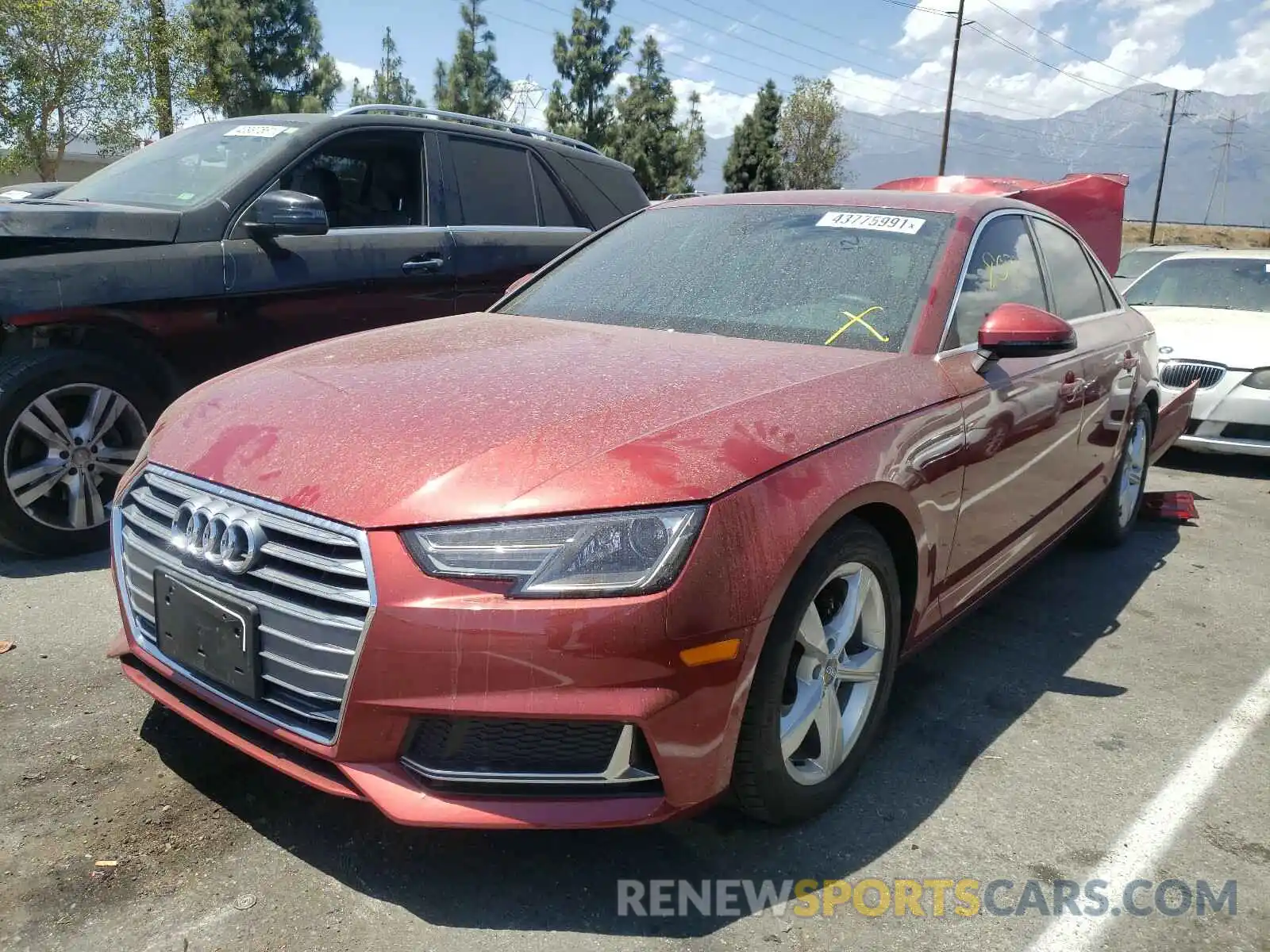 2 Photograph of a damaged car WAUGMAF48KA015424 AUDI A4 2019