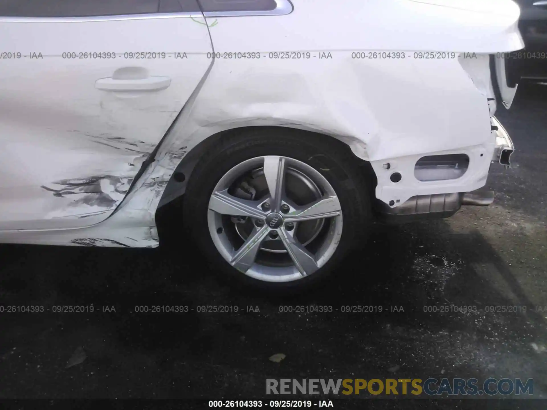 6 Photograph of a damaged car WAUGMAF48KA015469 AUDI A4 2019