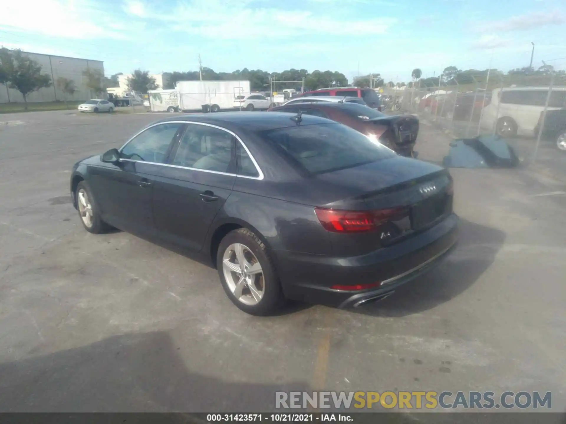 3 Photograph of a damaged car WAUGMAF48KA017190 AUDI A4 2019