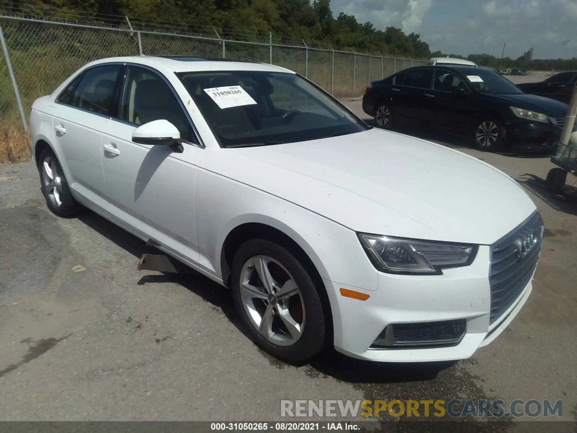 1 Photograph of a damaged car WAUGMAF48KA032188 AUDI A4 2019