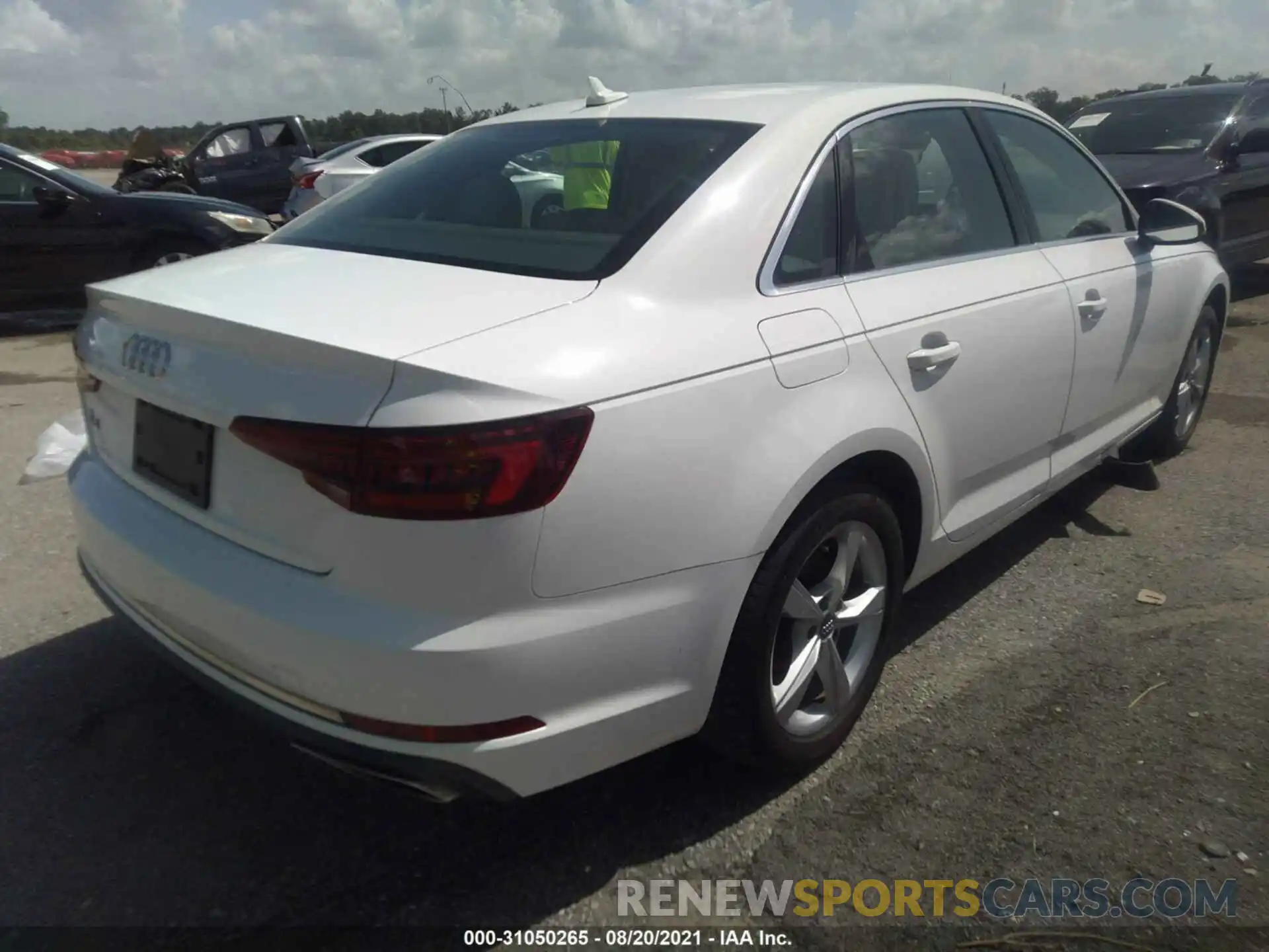 4 Photograph of a damaged car WAUGMAF48KA032188 AUDI A4 2019